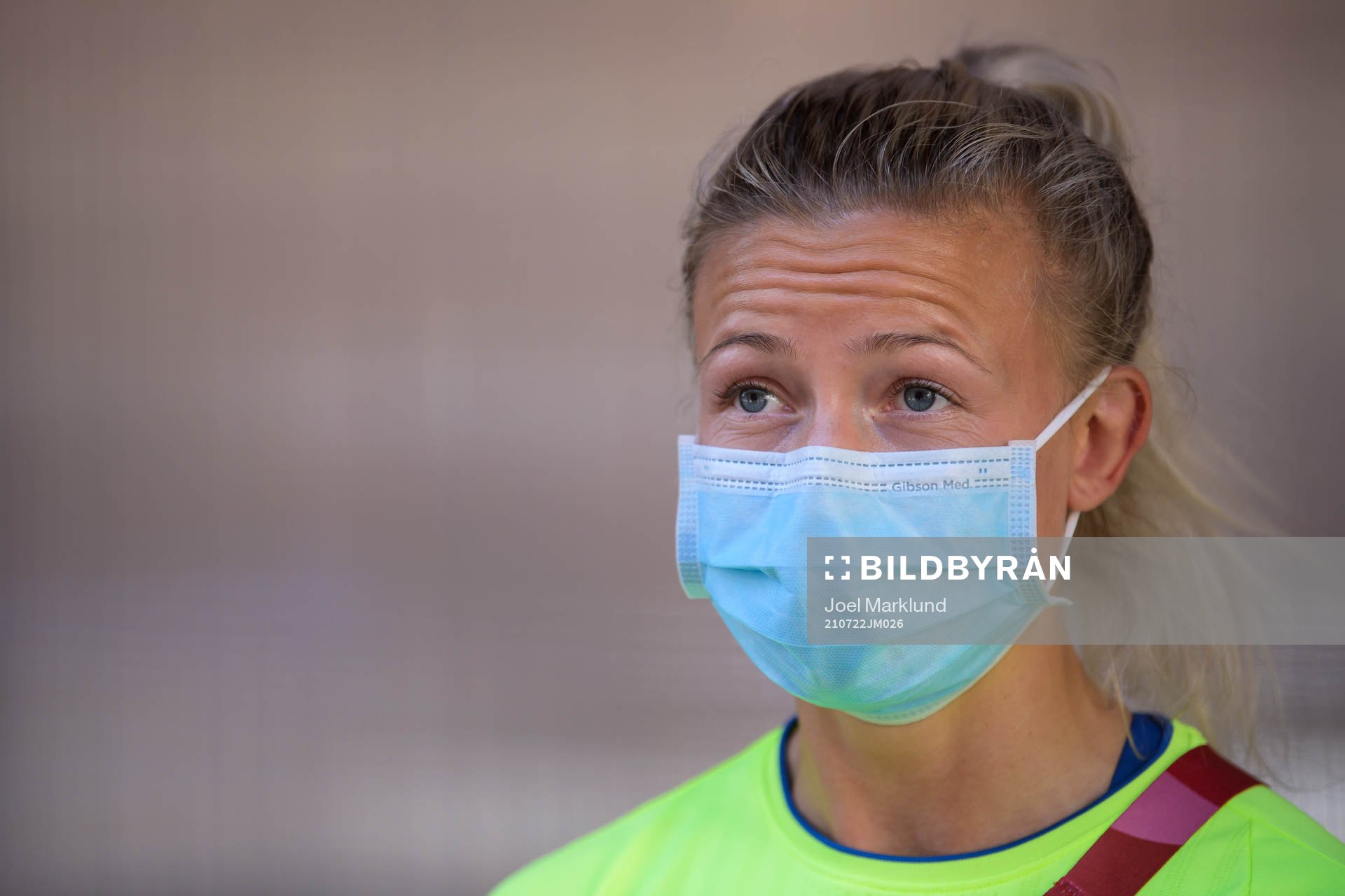 Hanna Glas of the Swedish national women’s football team