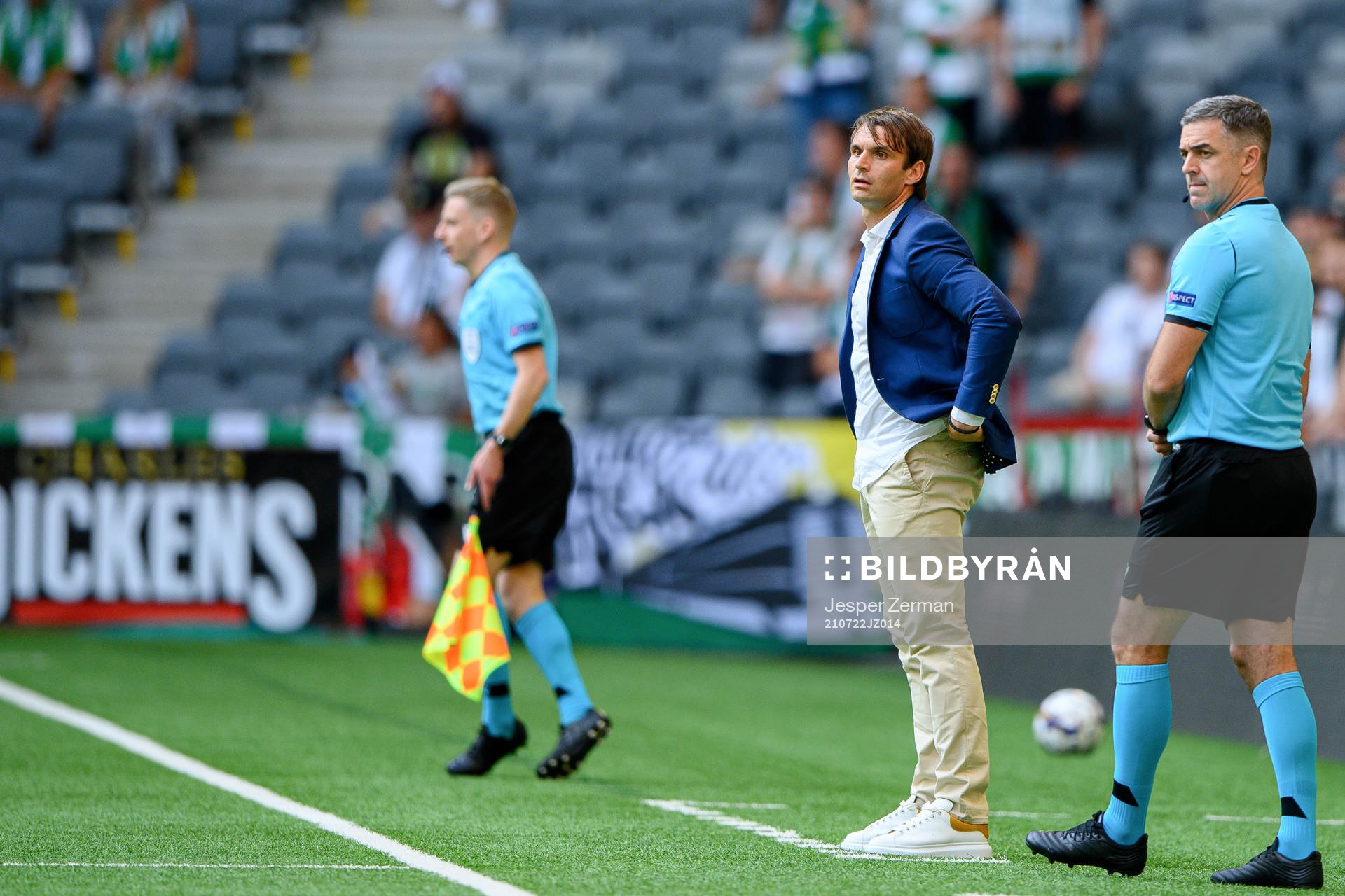 Milos Milojevic, head coach of Hammarby