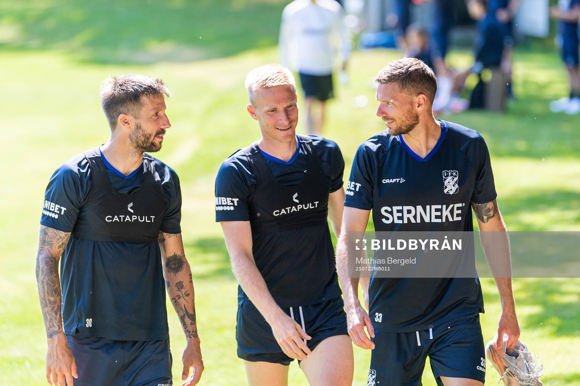 Mattias Bjärsmyr, Oscar Wendt och Marcus Berg