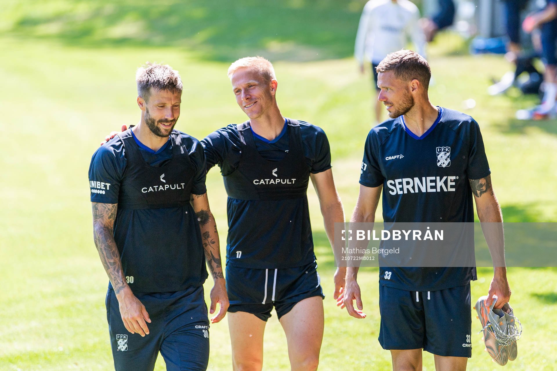 Mattias Bjärsmyr, Oscar Wendt och Marcus Berg