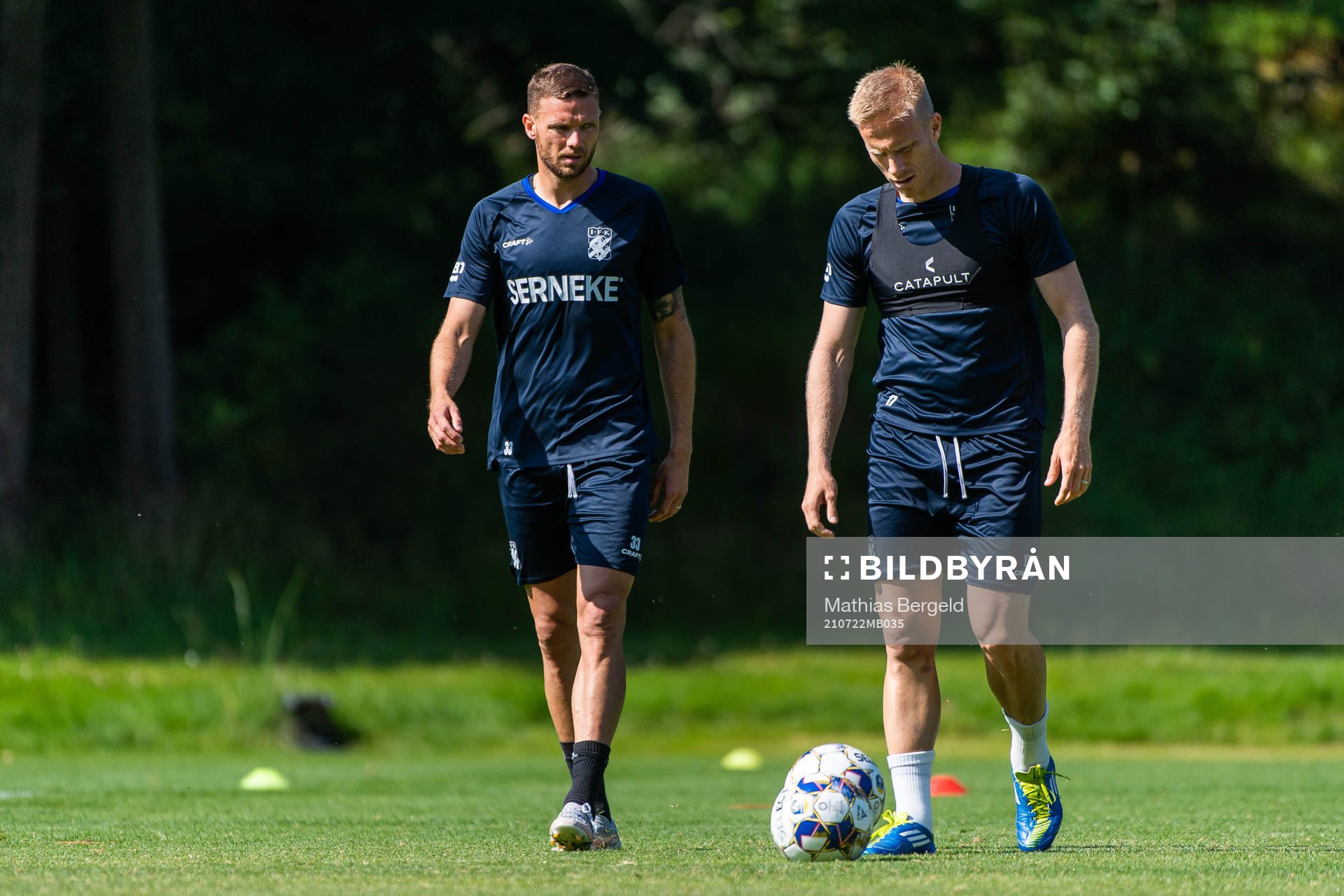 Marcus Berg och Oscar Wendt