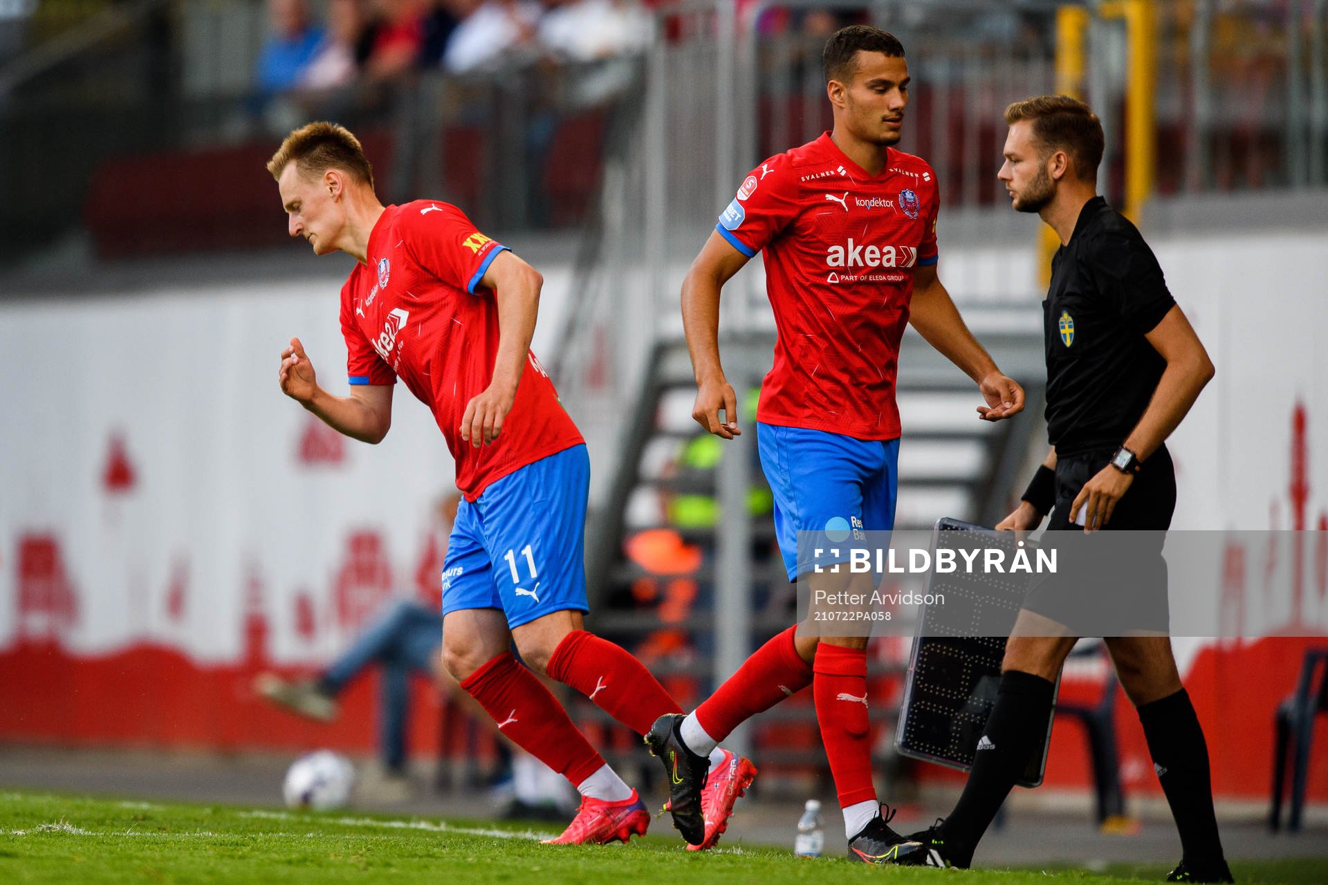 Byte mellan Helsingborgs Assad Al Hamlawi och Rasmus