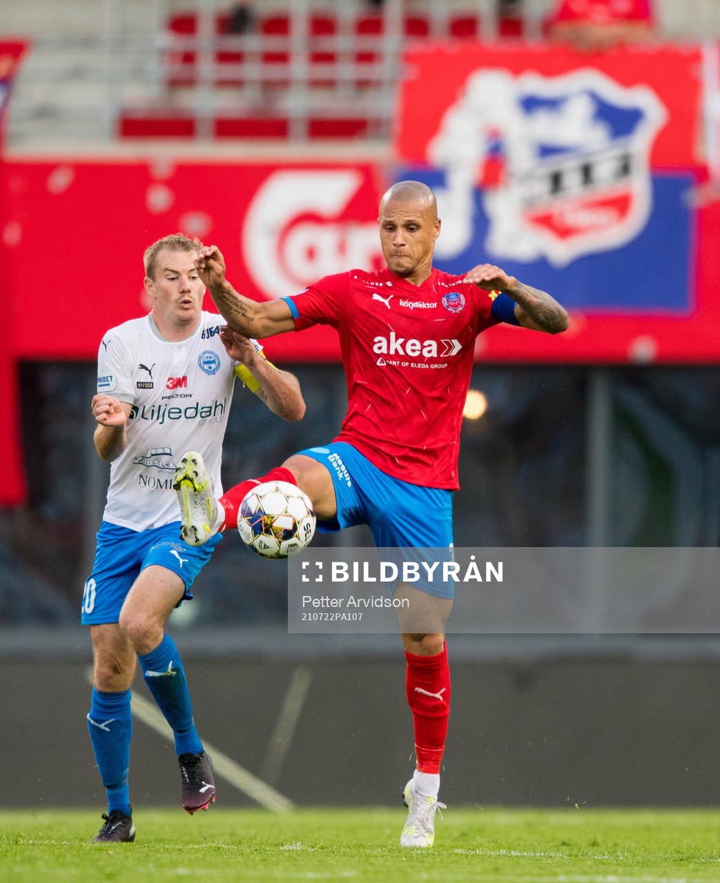 Värnamos Freddy Winsth och Helsingborgs Anthony van