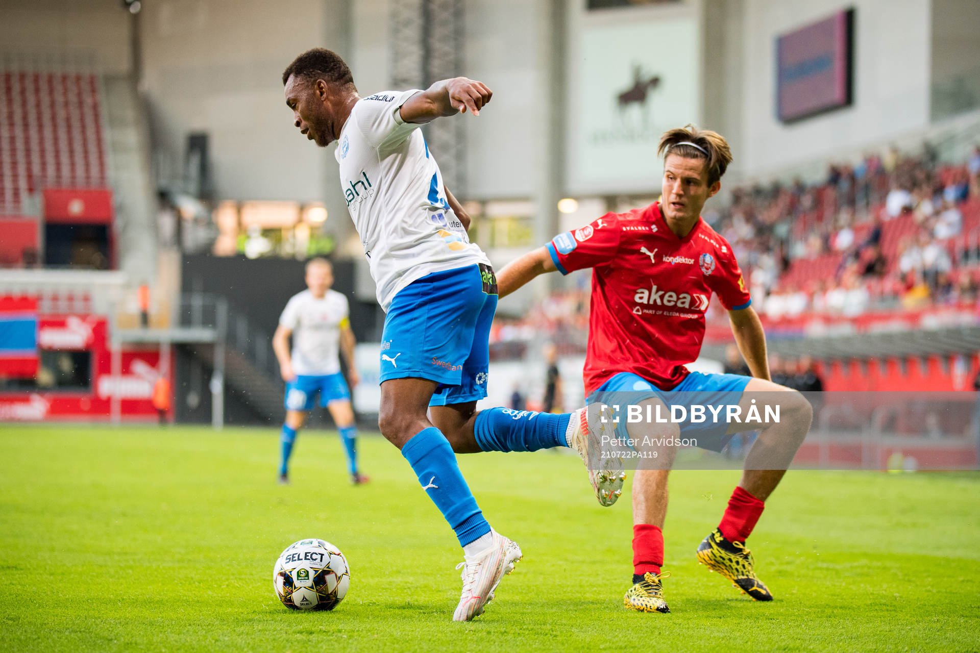 Värnamos Abdussalam Magashy och Helsingborgs Wilhelm Loeper