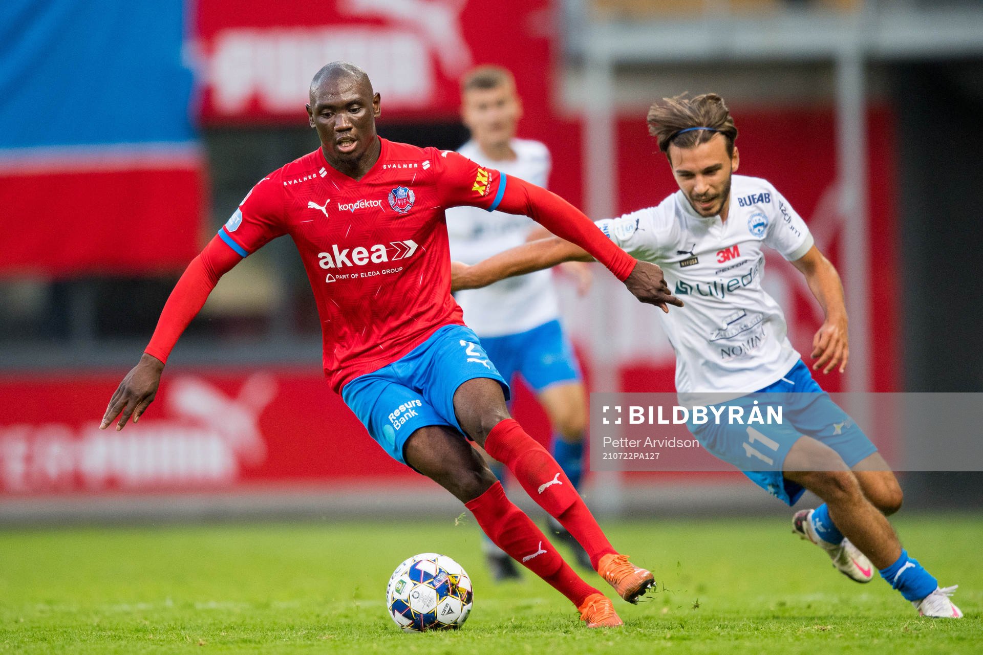 Helsingborgs Ravy Tsouka-Dozi och Värnamos Edvin Becirovic