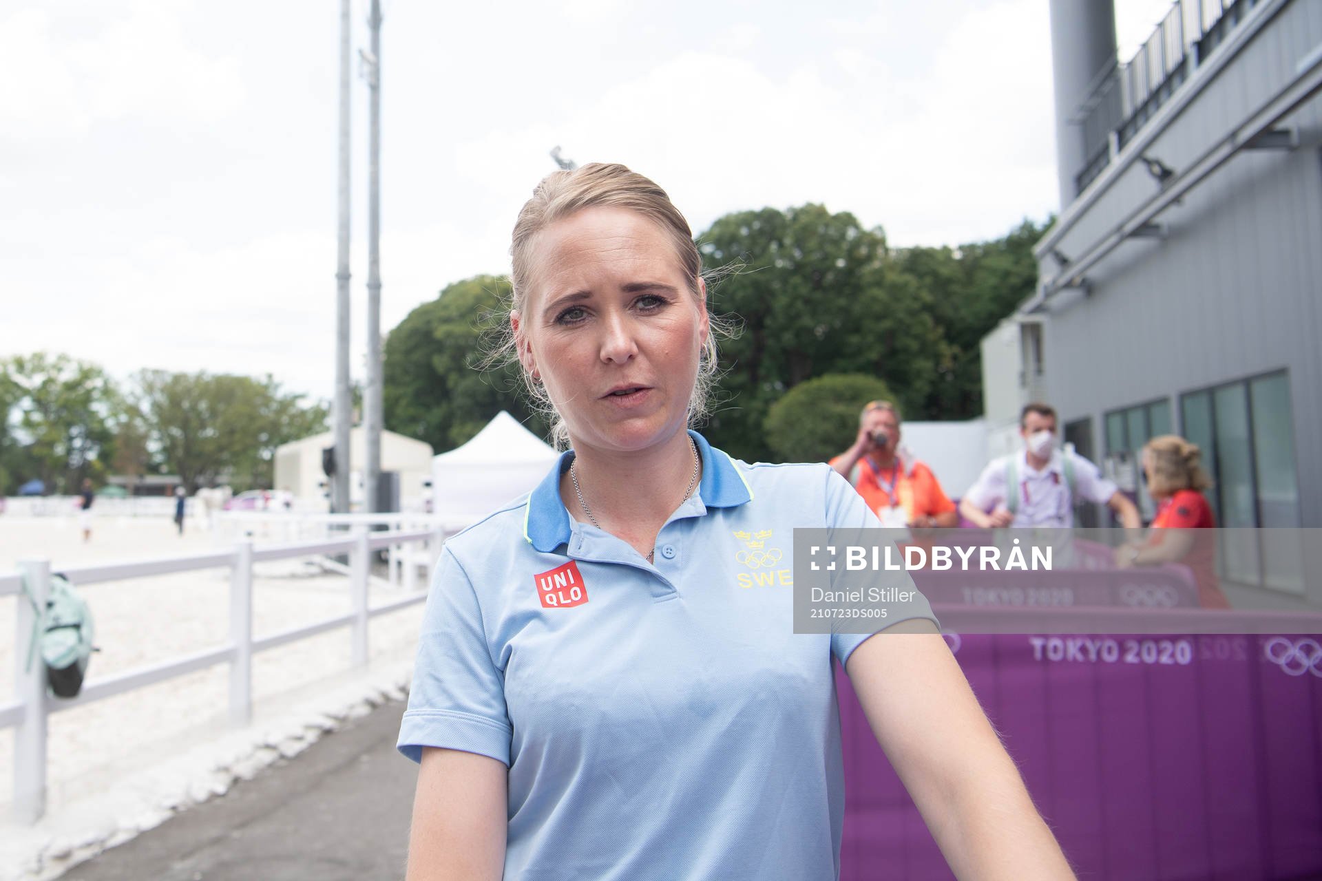 Antonia Ramel of the Swedish equestrian dressage team at