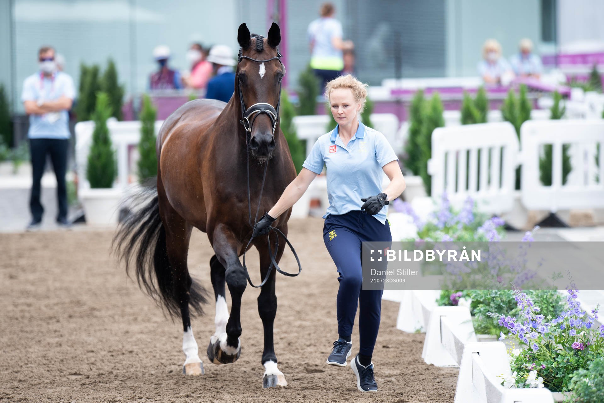 Juliette Ramel and the horse Buriel K.H of the Swedish