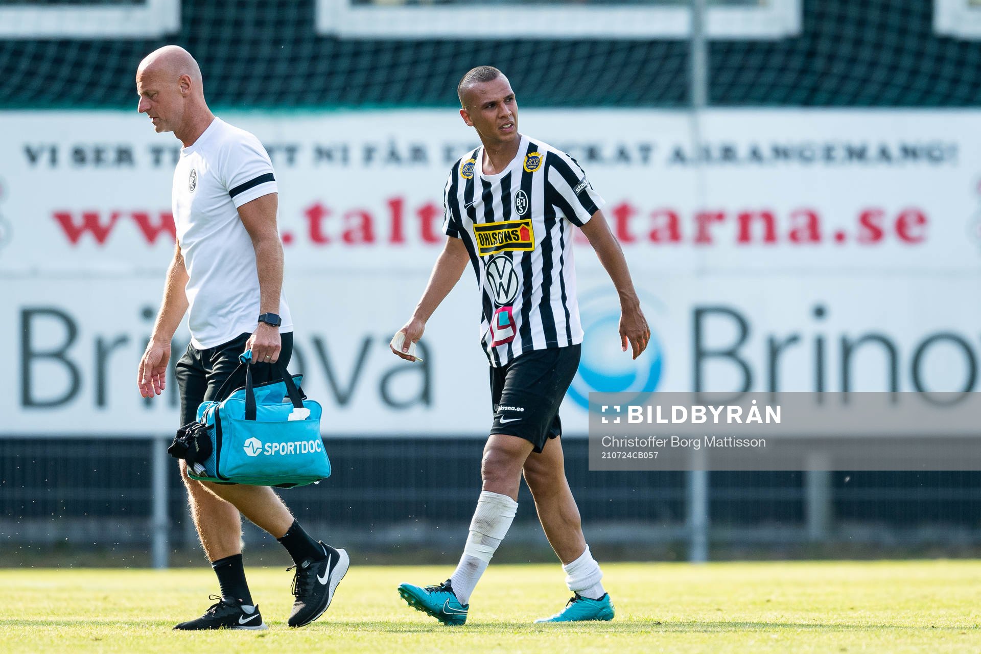 Landskronas Sumar Almadjed har ont