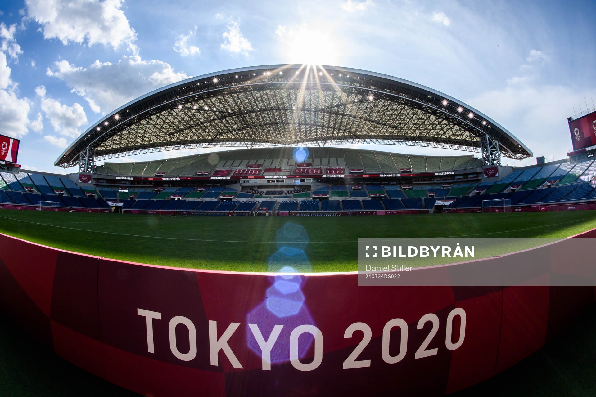View of Saitama Stadium prior to the women´s football