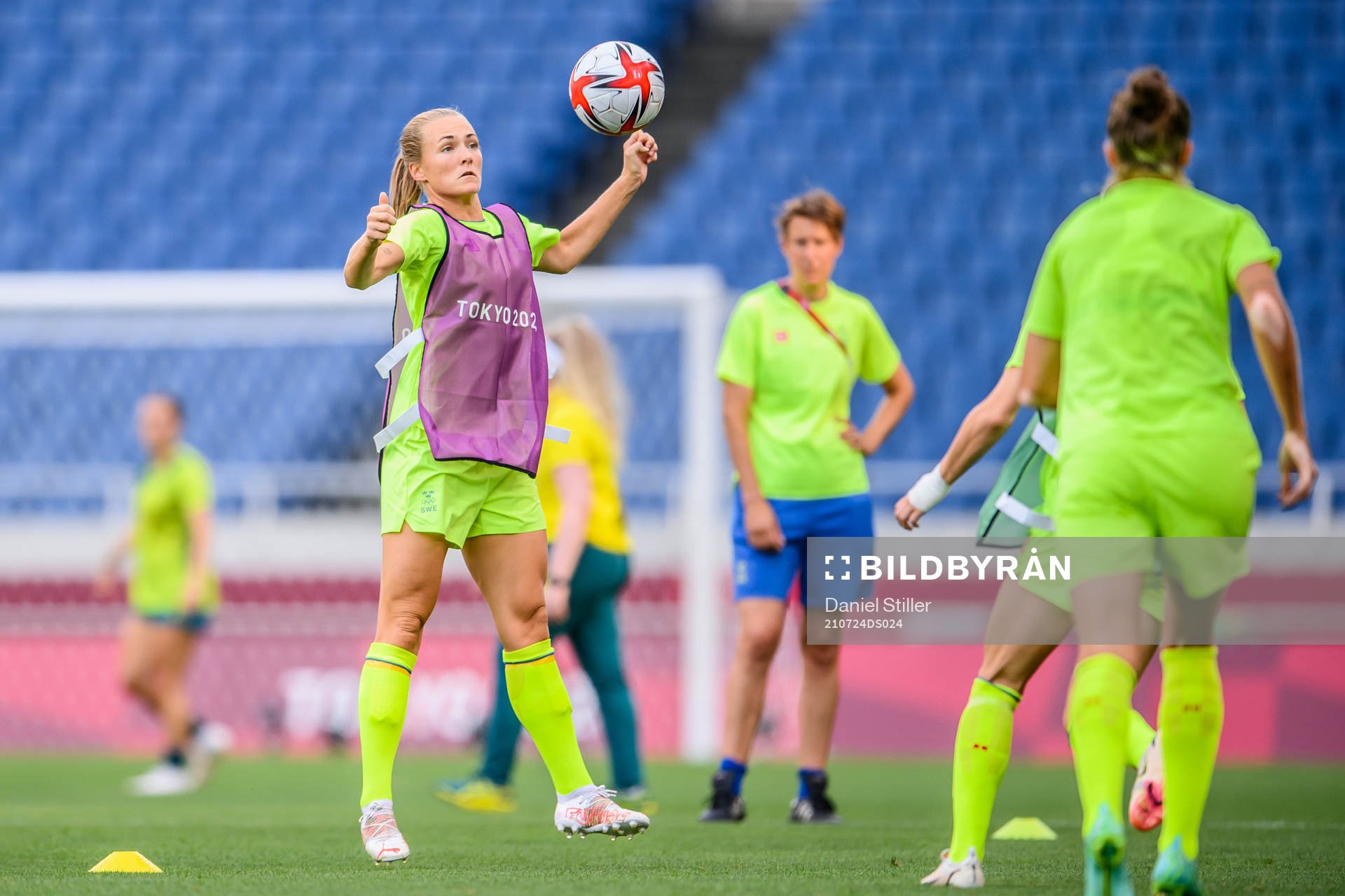 Magdalena Eriksson of Sweden prior to the women´s football
