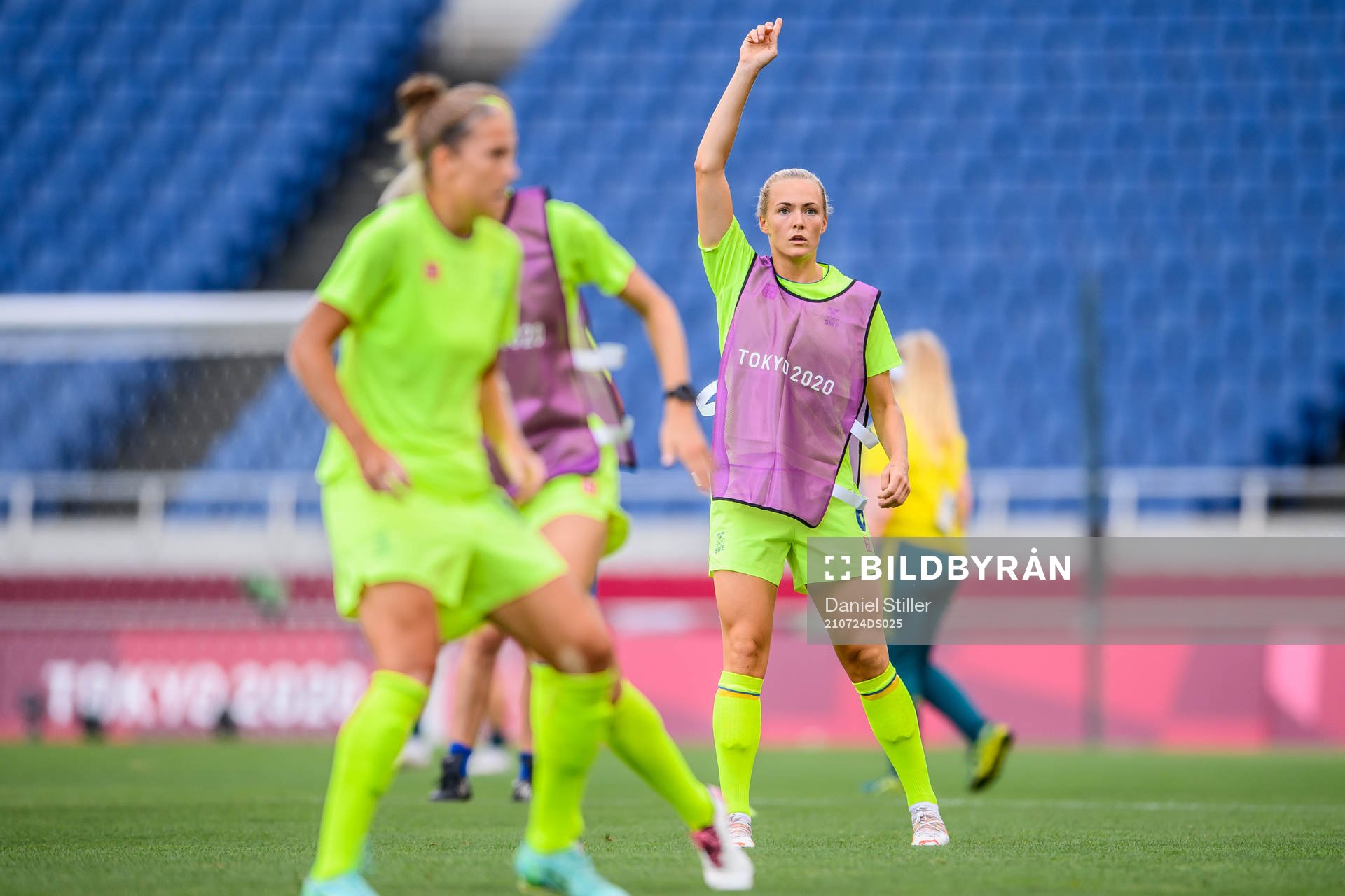 Magdalena Eriksson of Sweden prior to the women´s football