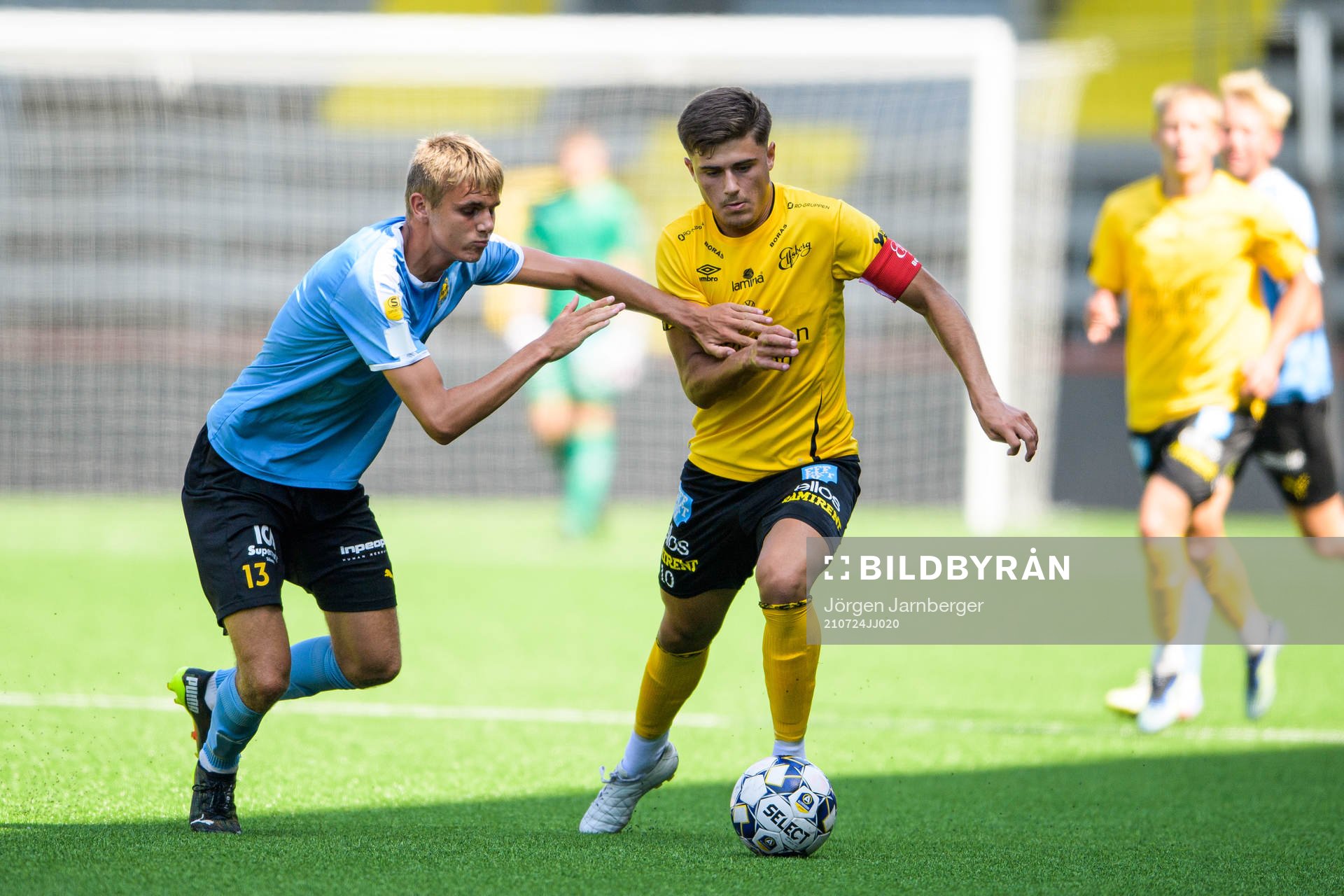 Mjällbys Albin Andersson och Elfsborgs Besfort Zeneli