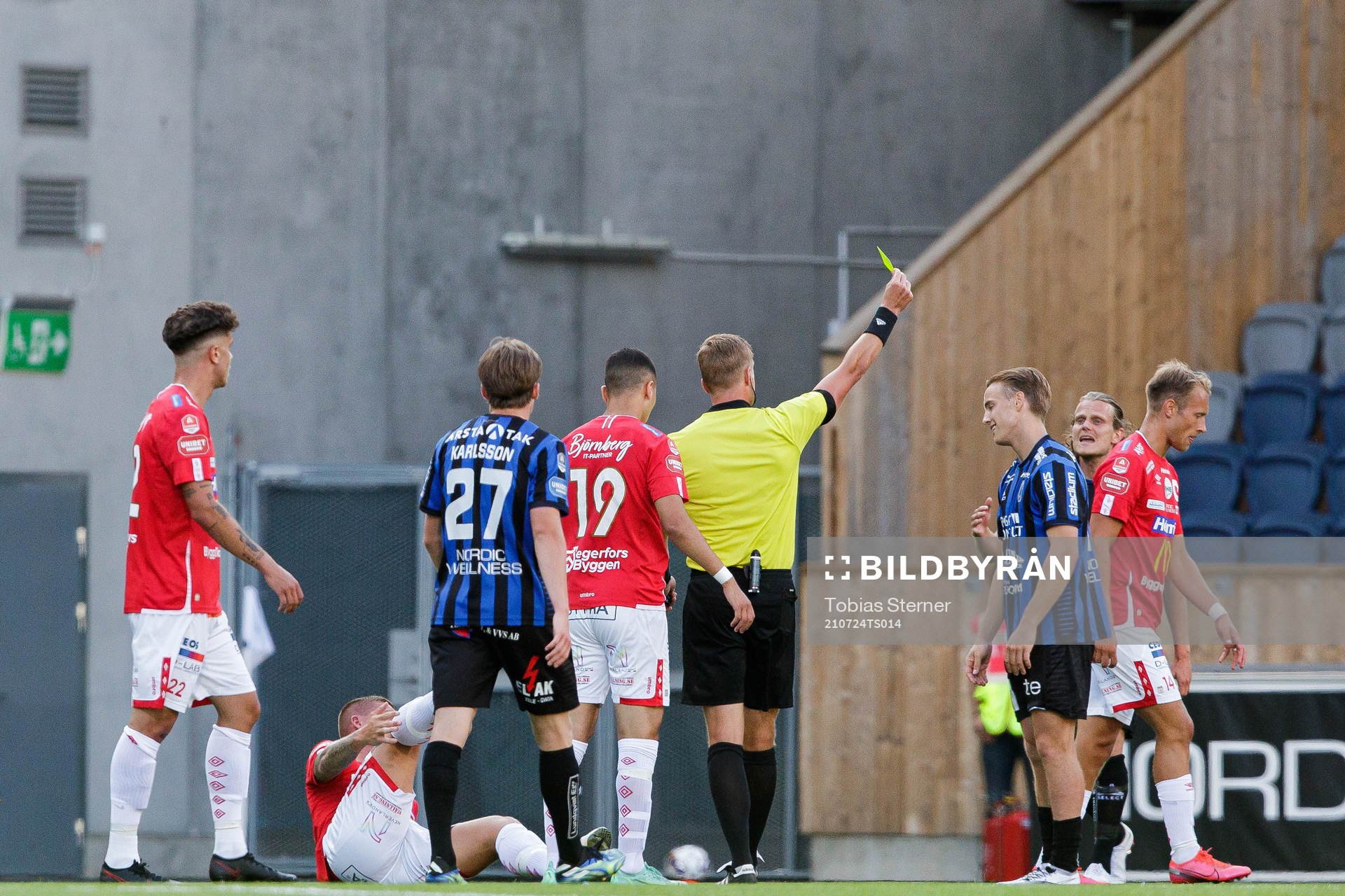 Sirius Jacob Ortmark får en varning