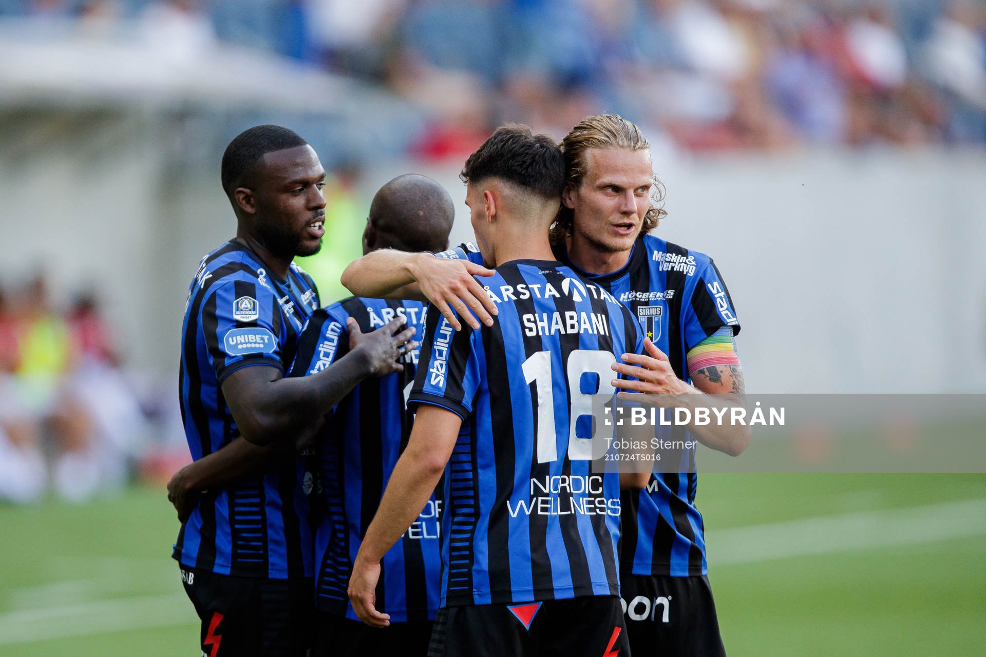 Sirius spelare jublar