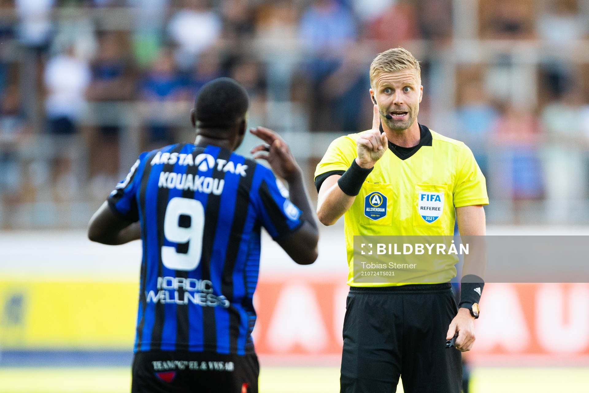 Domare Glenn Nyberg och Sirius Christian Kouakou