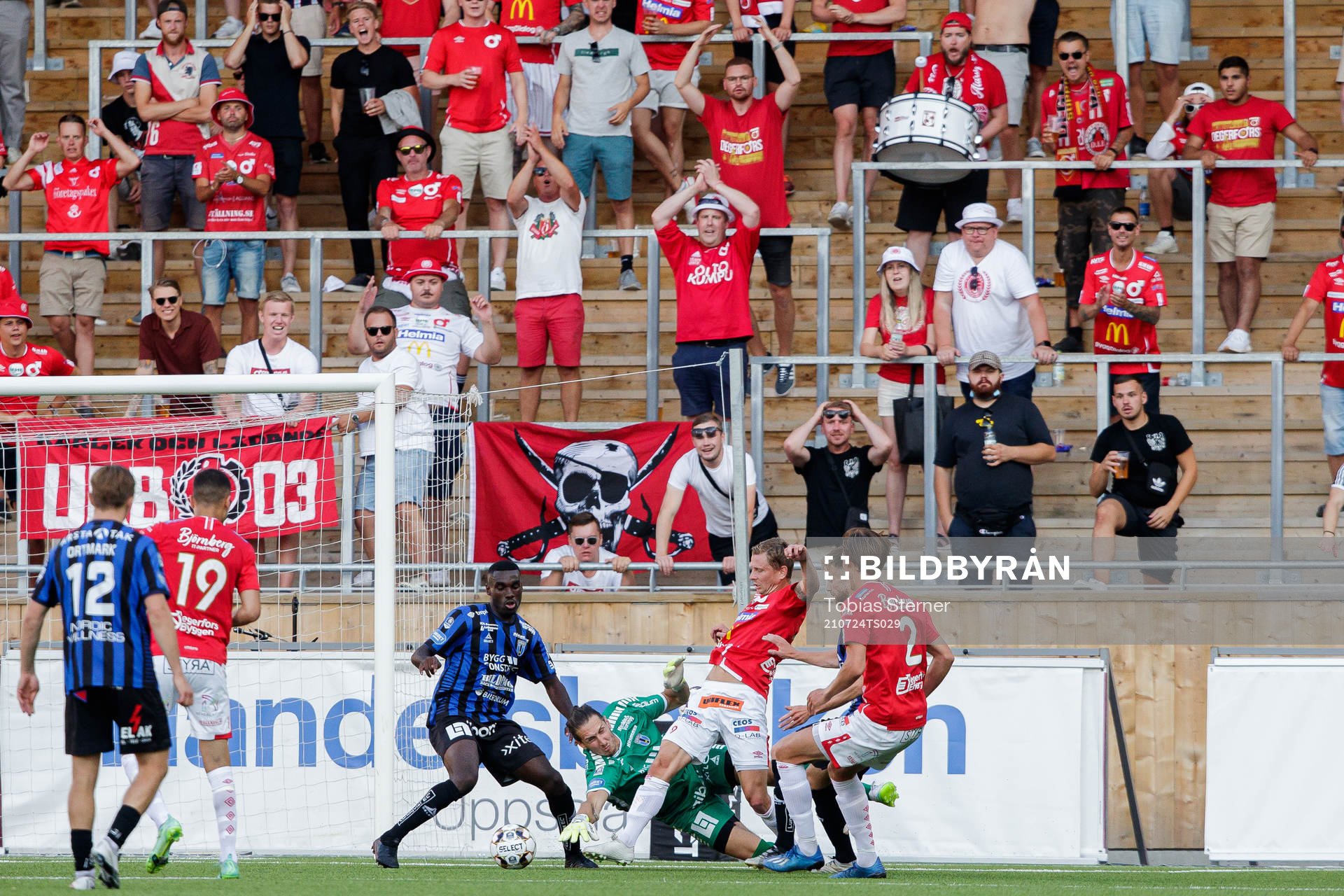 Sirius målvakt David Mitov Nilsson