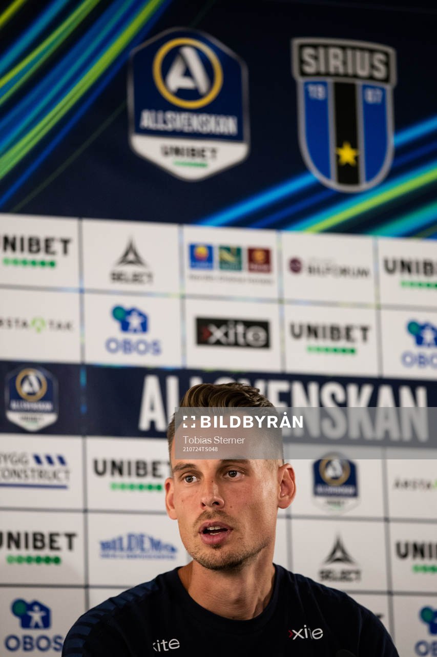 Sirius tränare Daniel Bäckström