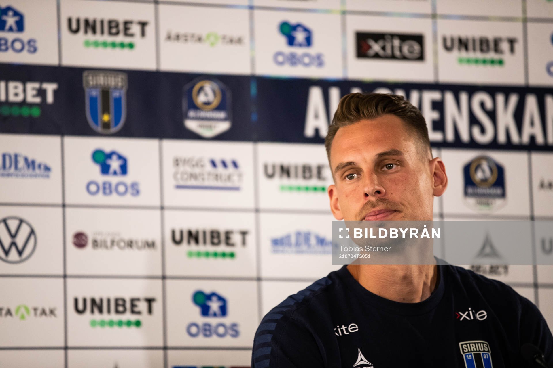 Sirius tränare Daniel Bäckström