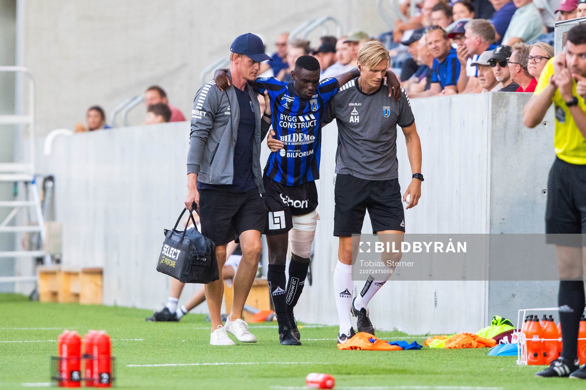Sirius Patrick Nwadike med skada
