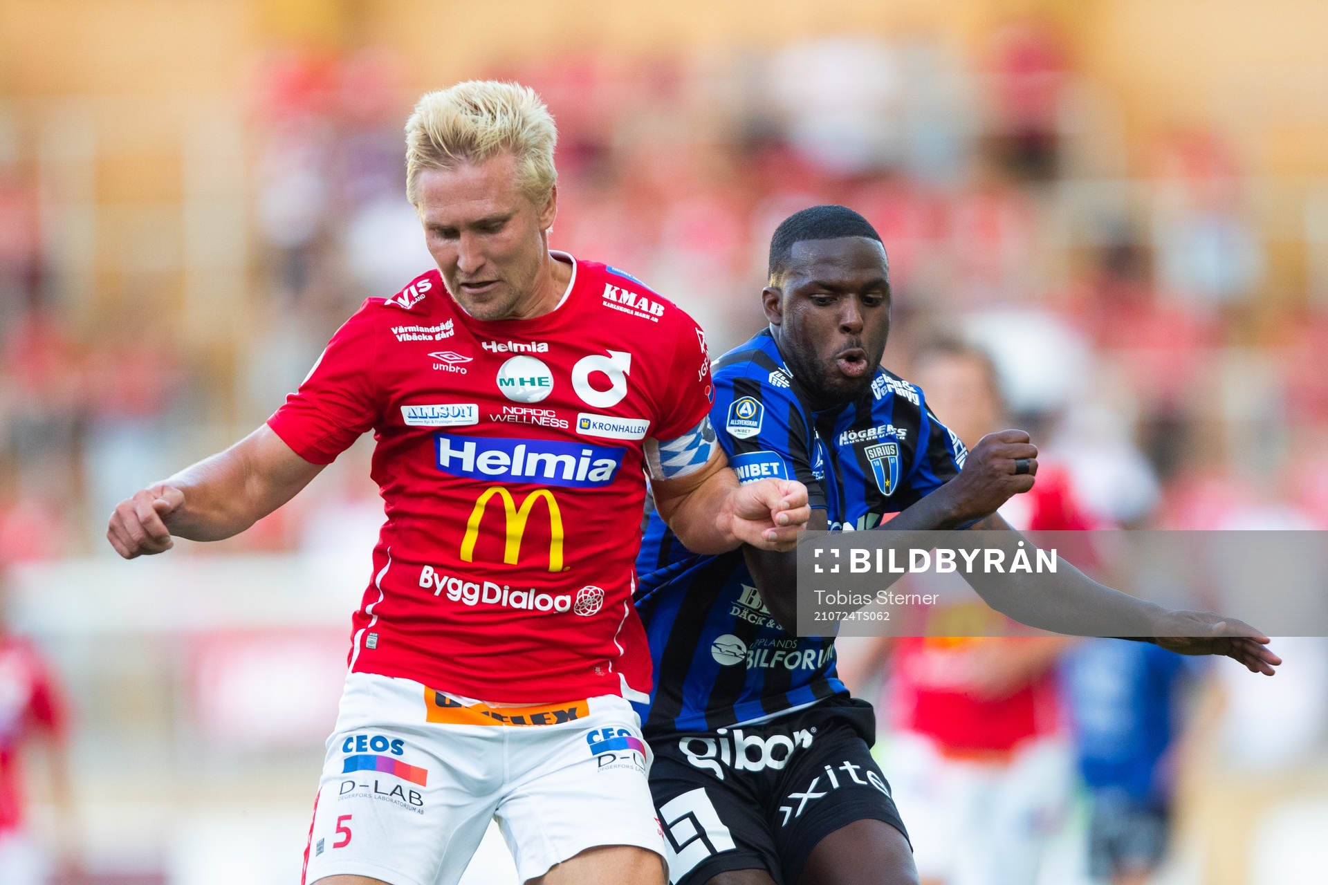 Degerfors Oliver Ekroth och Sirius Christian Kouakou