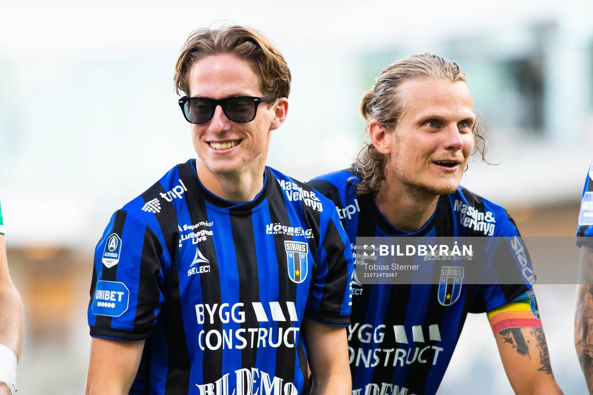 Sirius Johan Karlsson och Tim Björkström jublar
