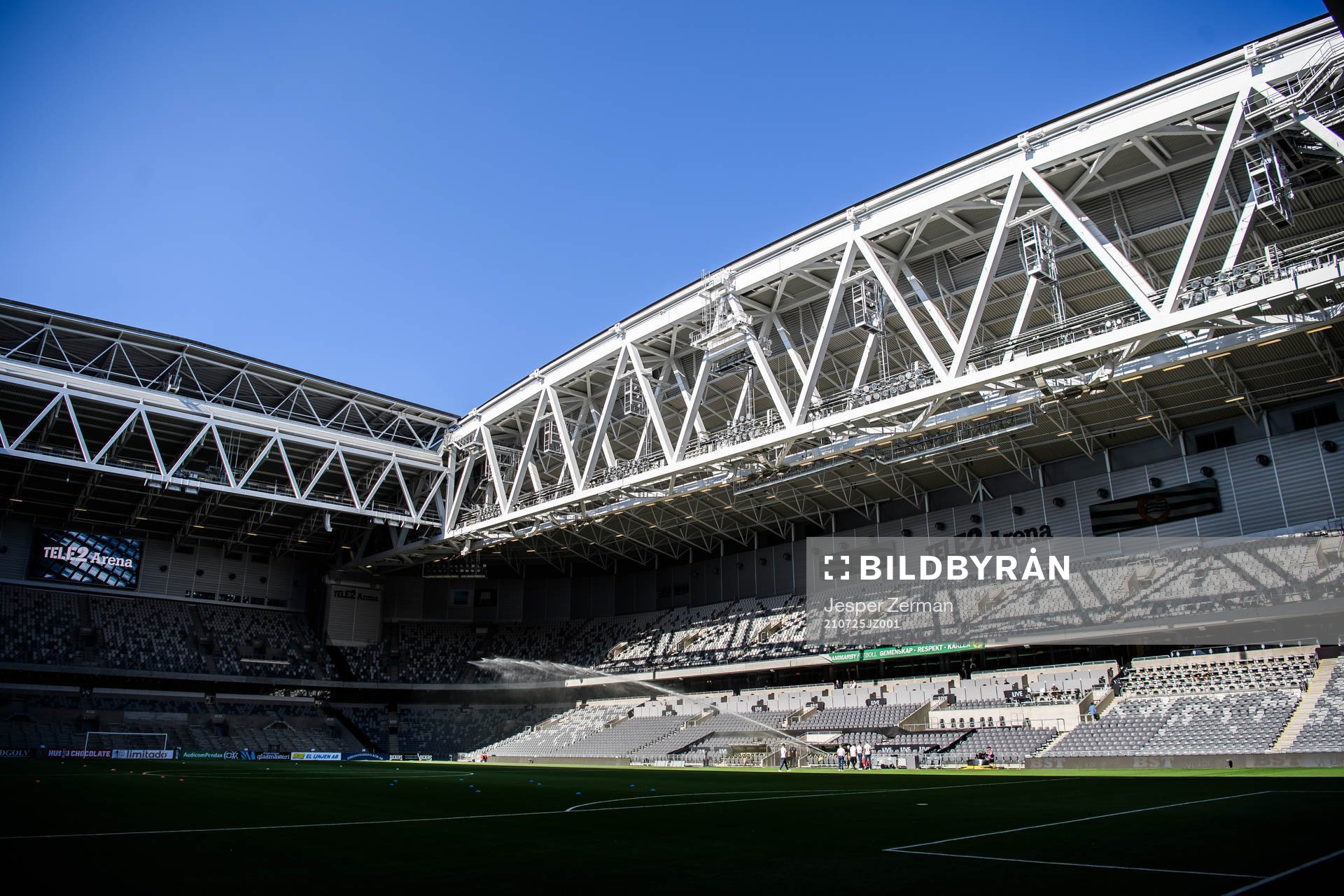 Interiör vy av Tele2 Arena