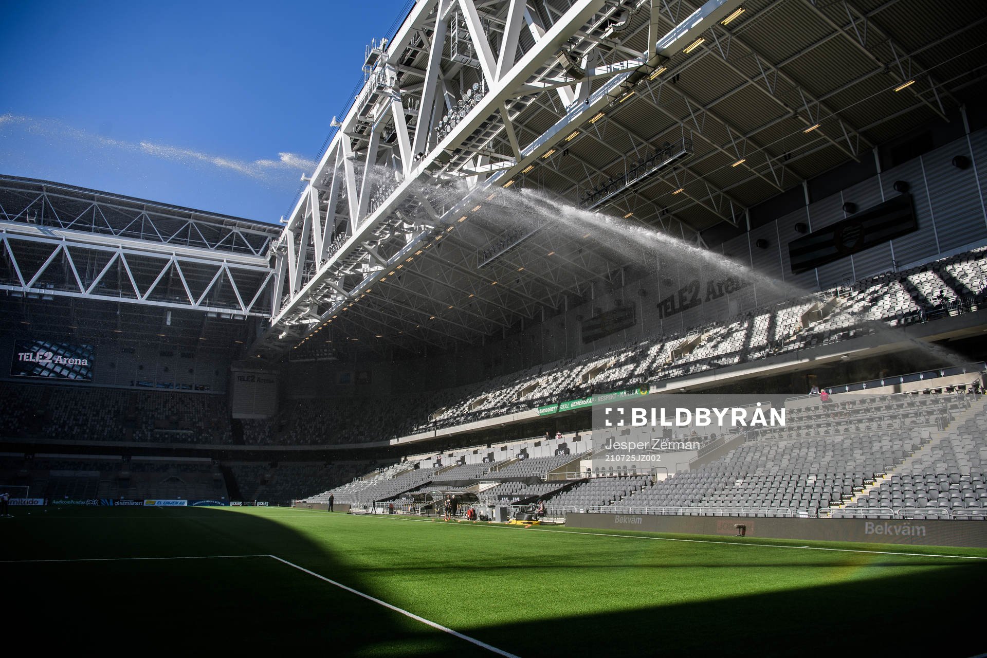 Interiör vy av Tele2 Arena