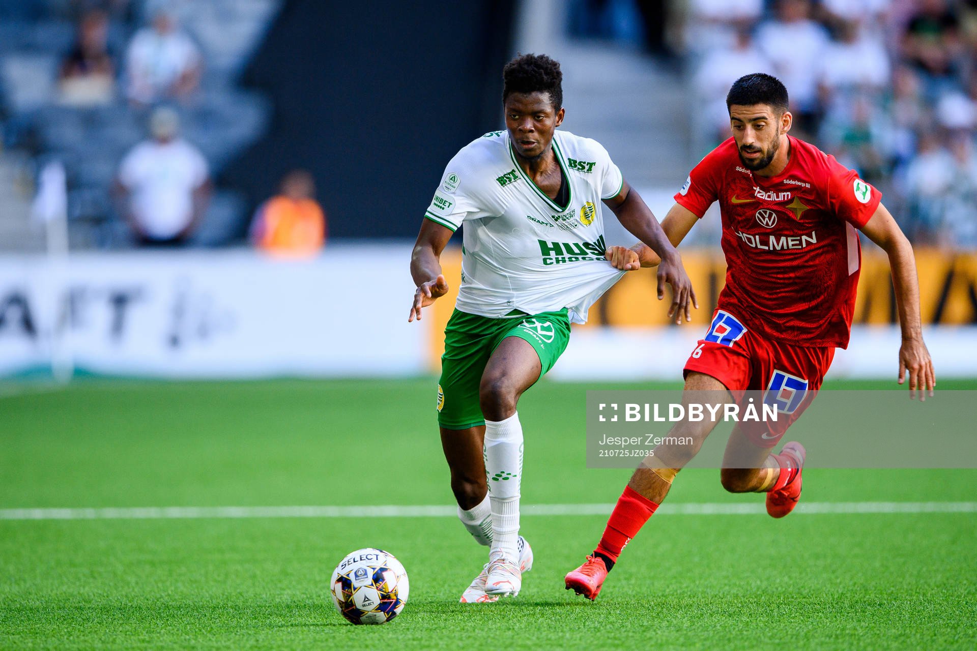 Hammarbys Aziz Mohammed Ouattara och IFK Norrköpings