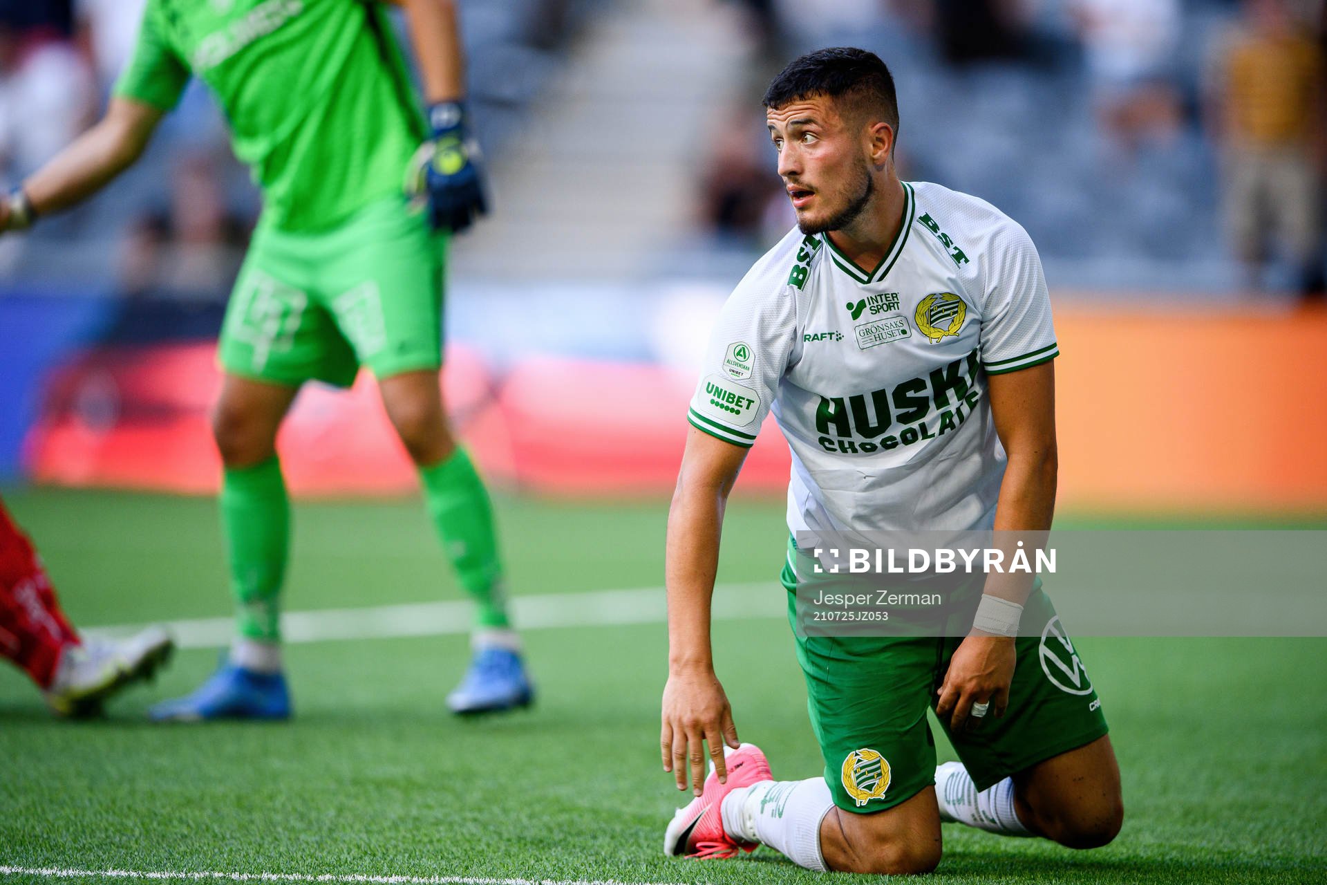 Hammarbys Astrit Selmani deppar