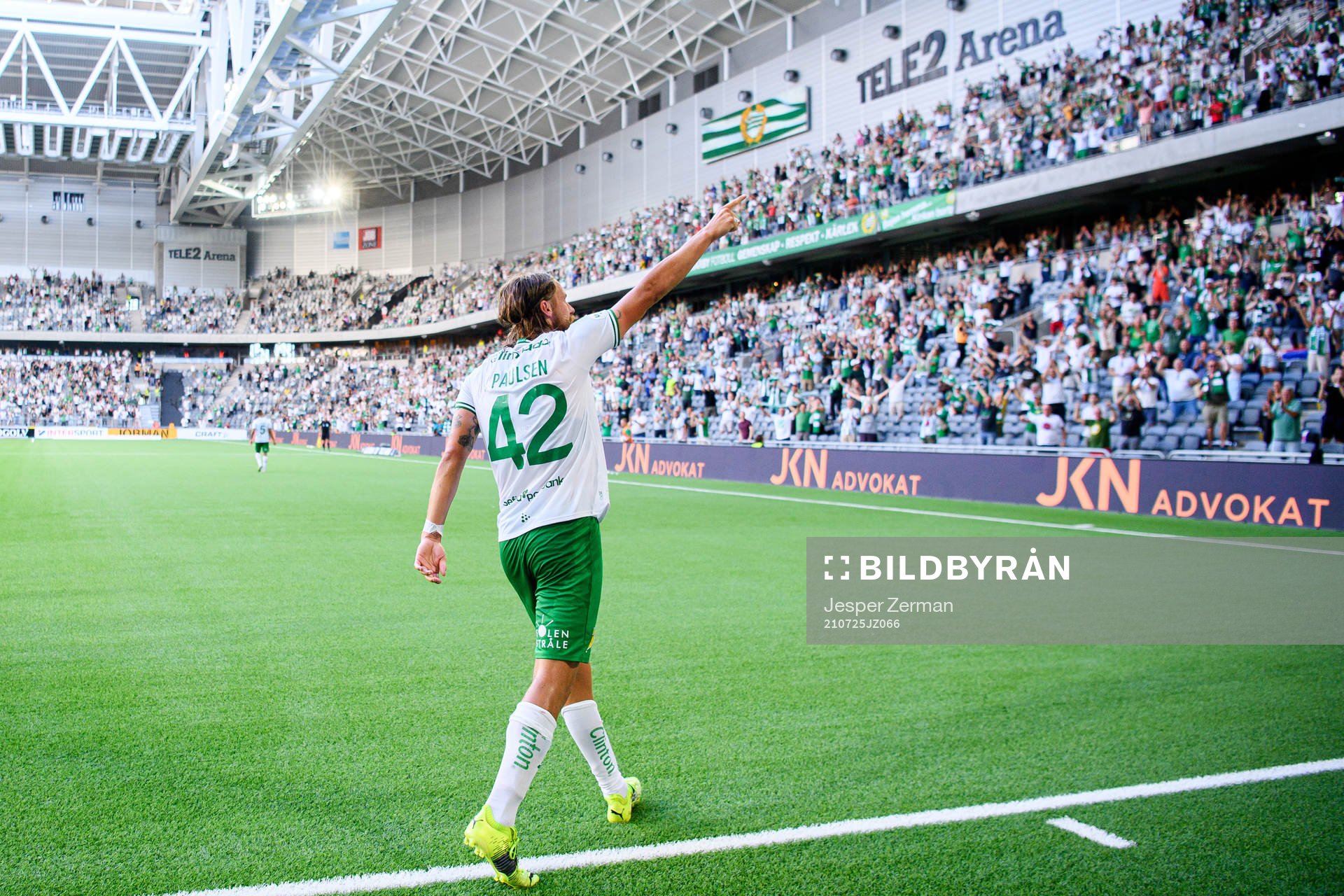 Hammarbys Bjørn Paulsen jublar