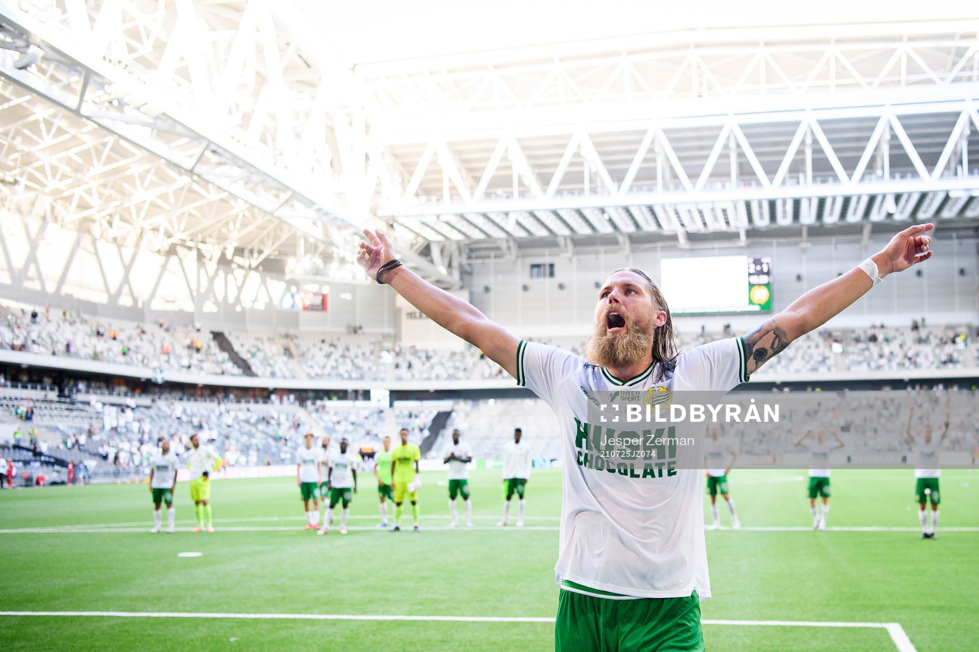 Hammarbys Bjørn Paulsen jublar
