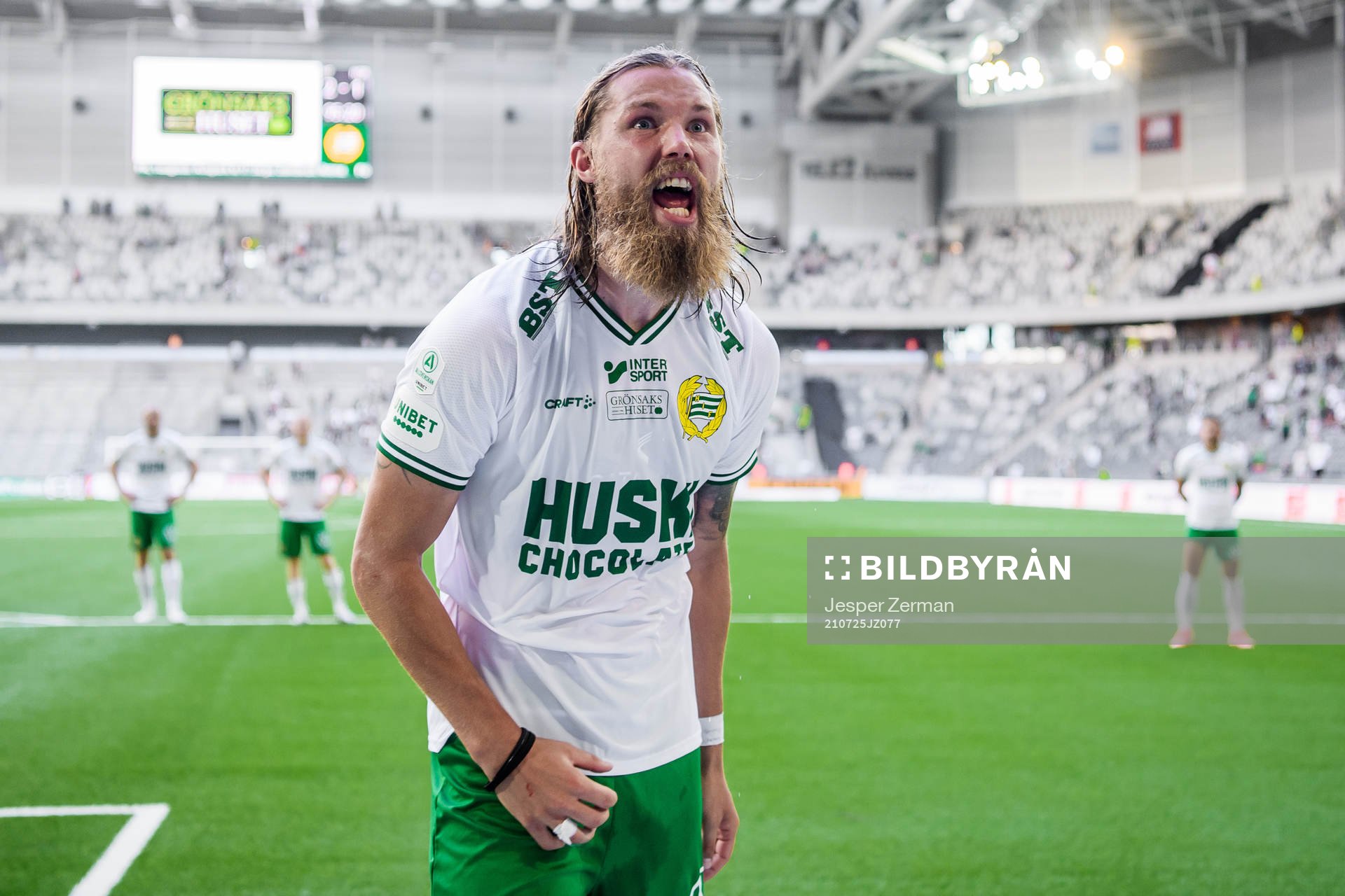 Hammarbys Bjørn Paulsen jublar