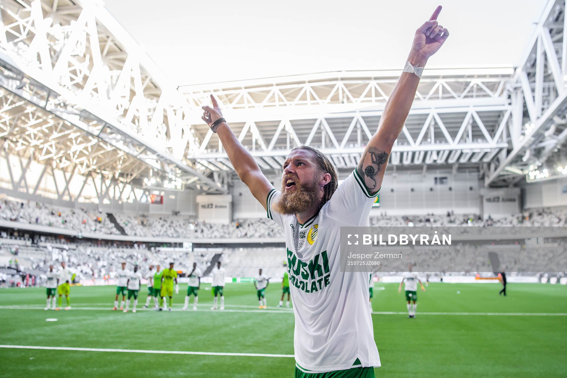 Hammarbys Bjørn Paulsen jublar