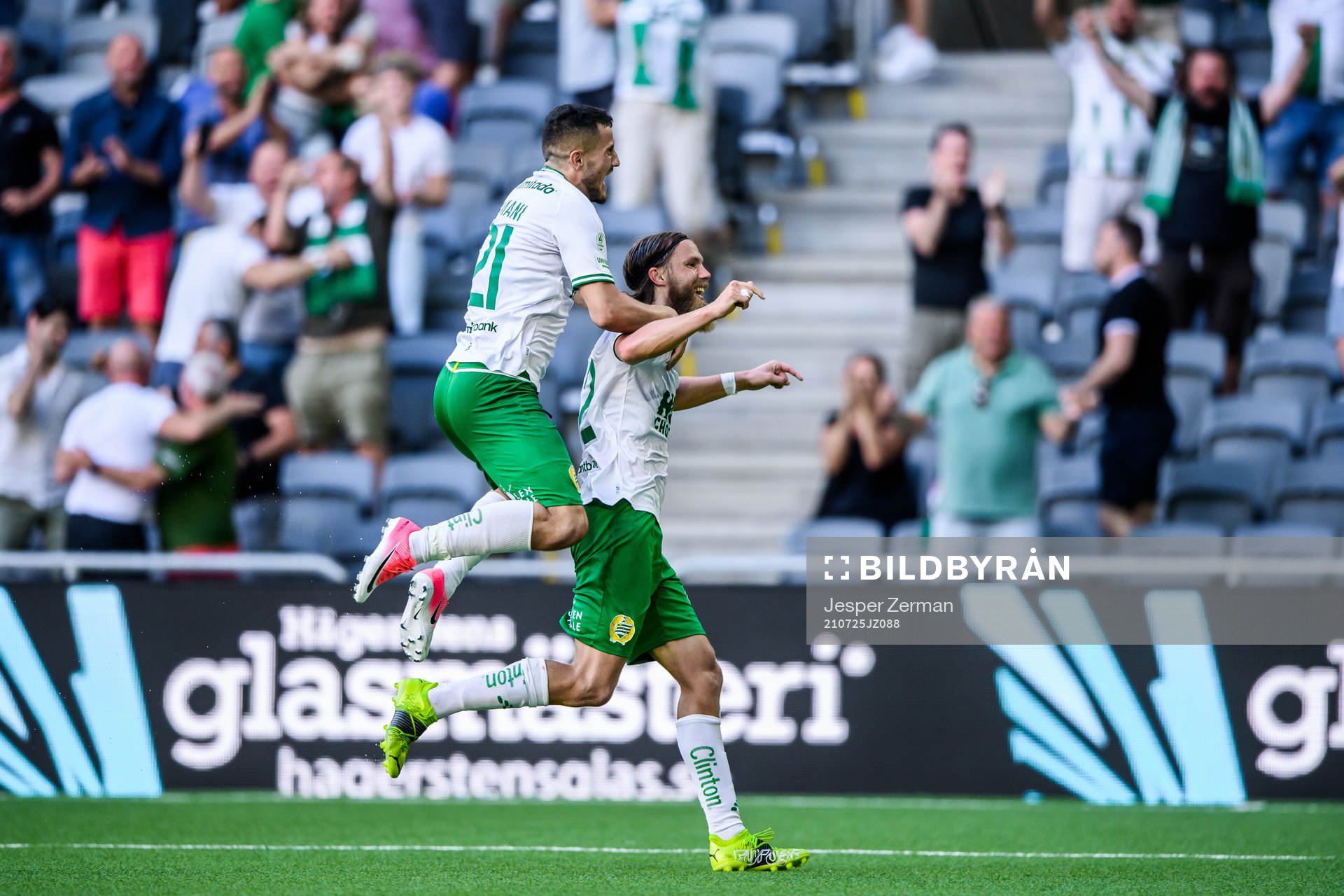 Hammarbys Bjørn Paulsen jublar