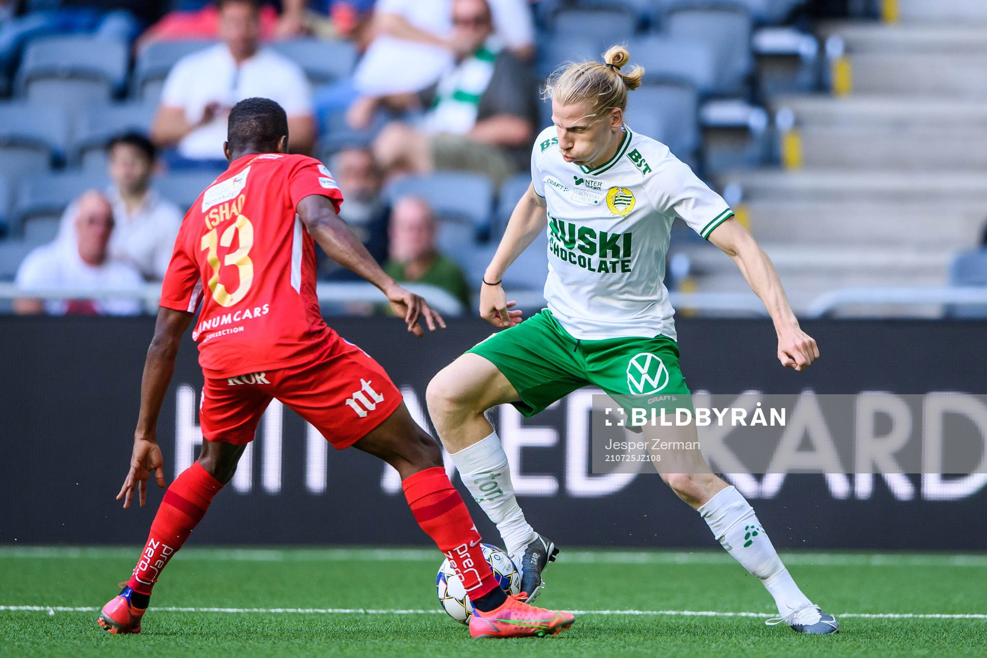 IFK Norrköpings Ishaq Abdulrazaq och Hammarbys Gustav