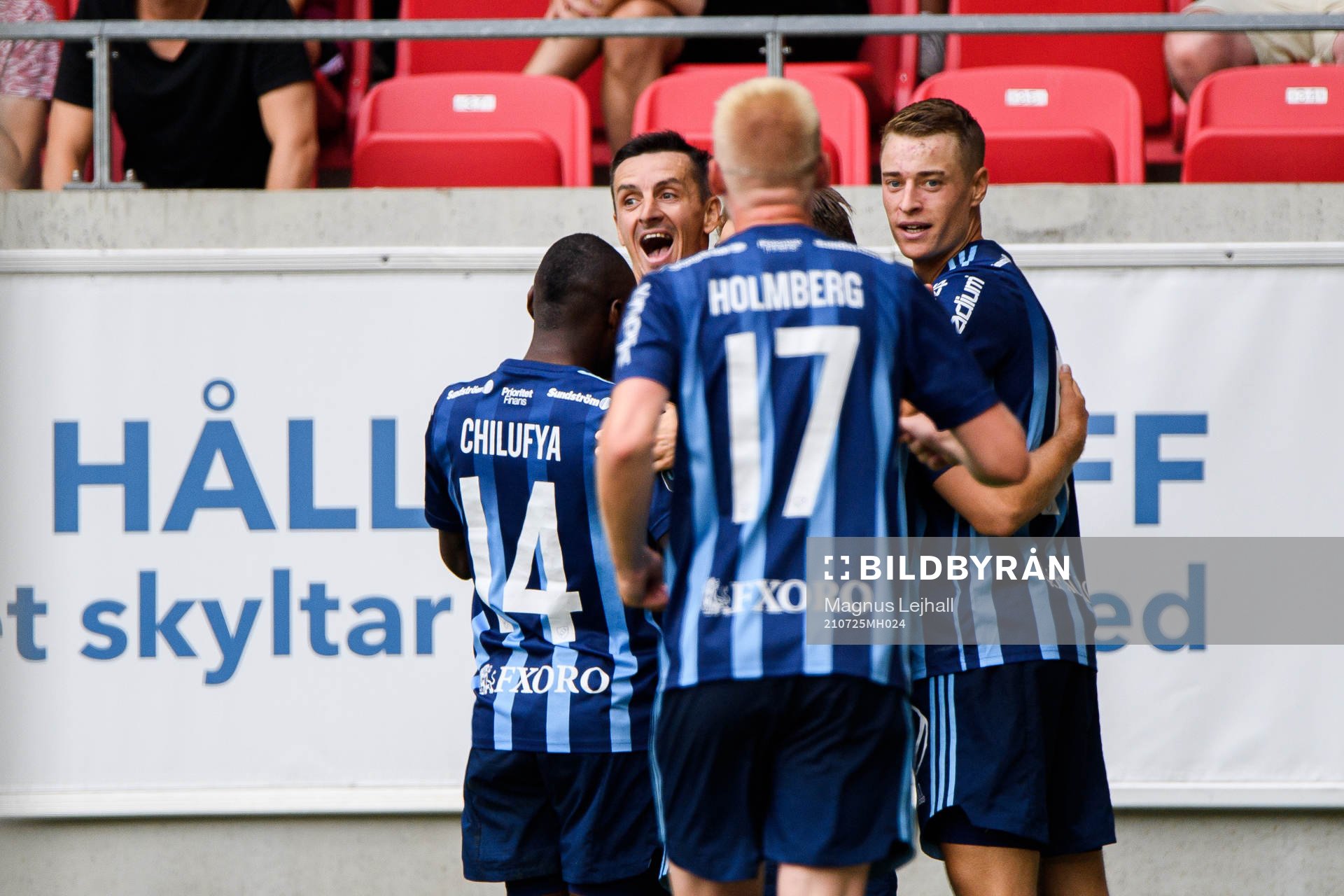 Djurgårdens Haris Radetinac , Jesper Löfgren och Edward