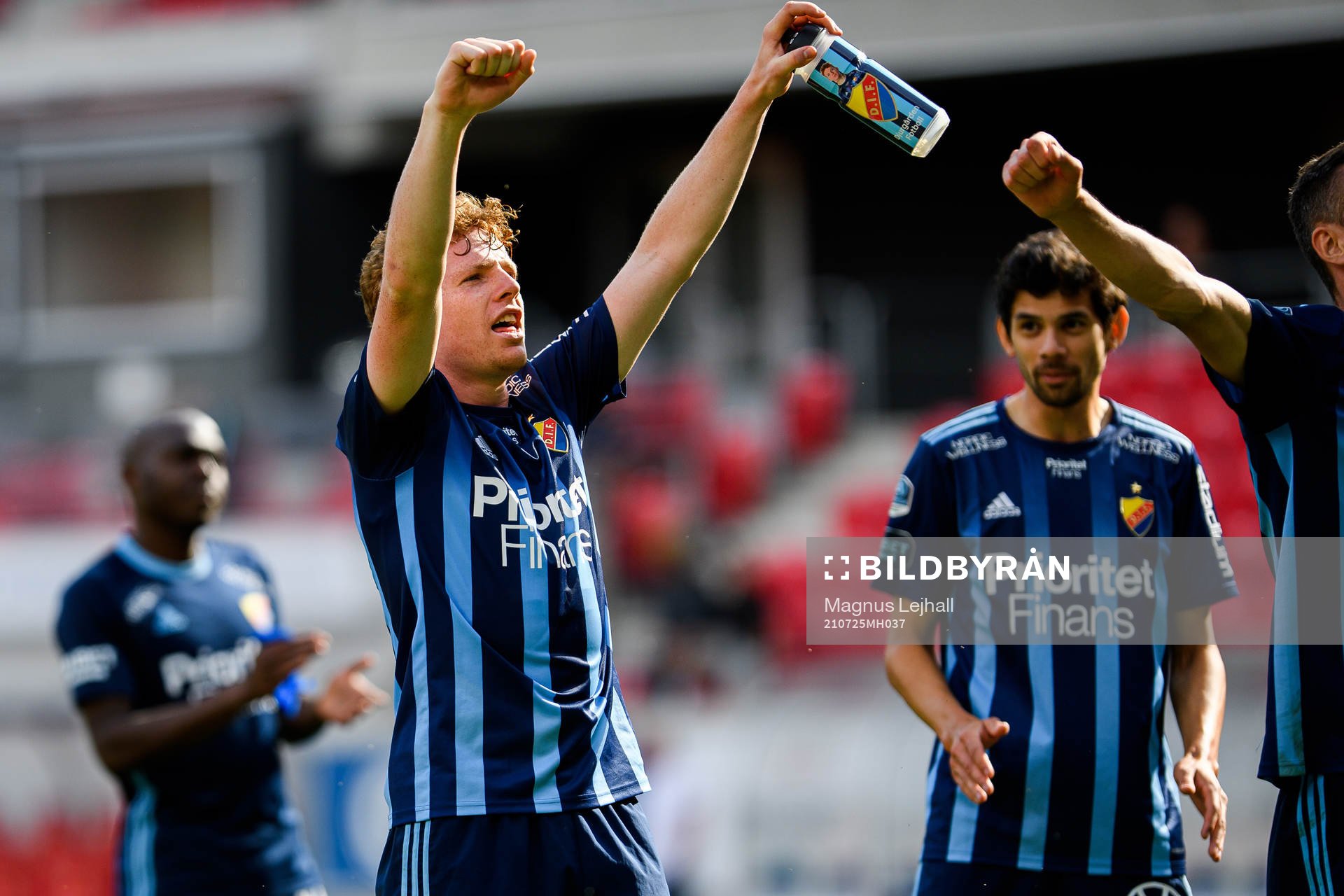 Djurgårdens Aslak Witry jublar