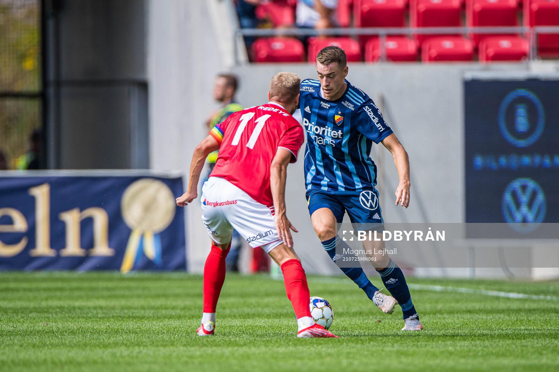 Djurgårdens Jesper Löfgren  och Kalmars Jonathan Ring