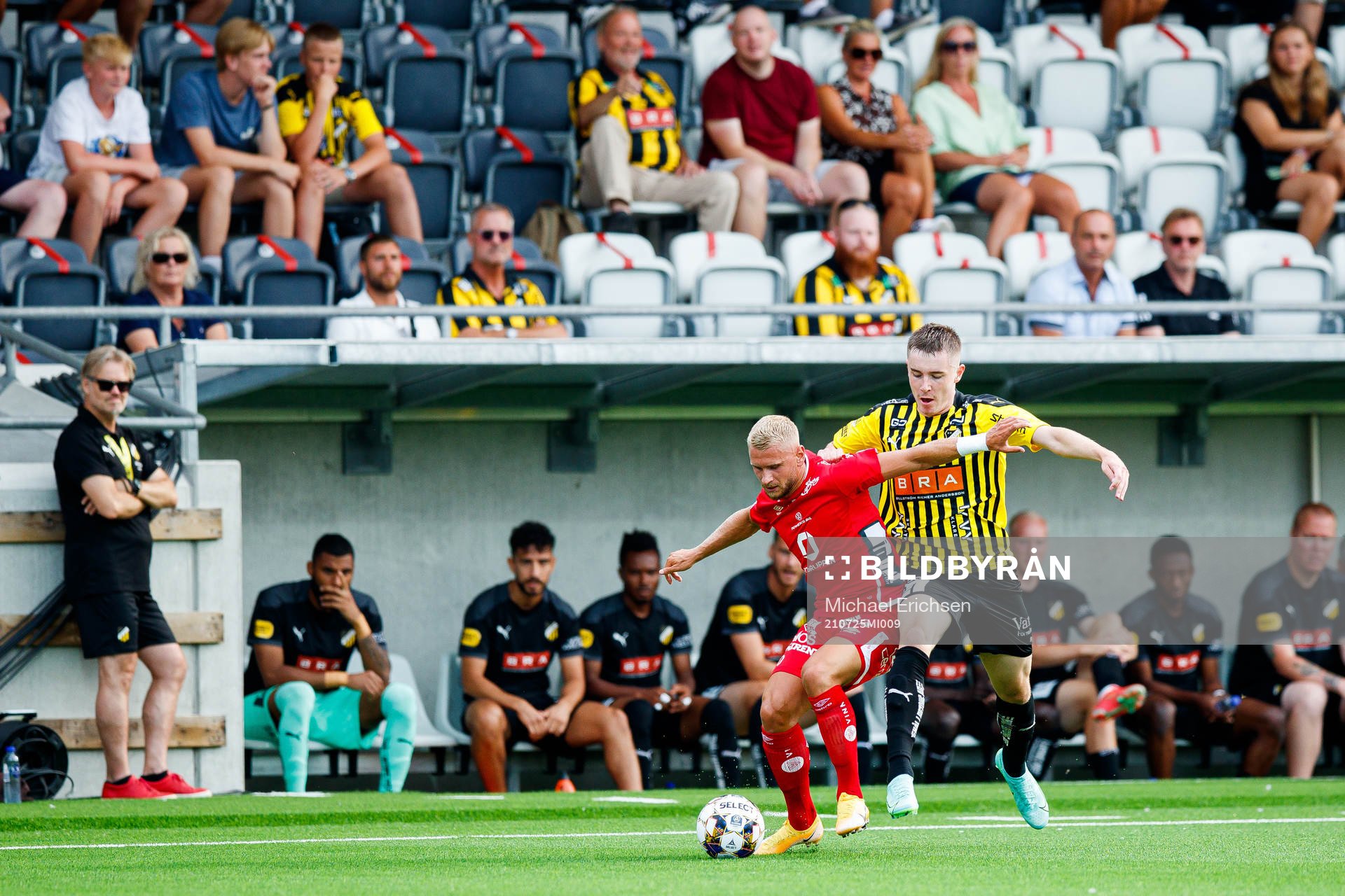 Elfsborgs Simon Strand och Häckens Patrik Wålemark