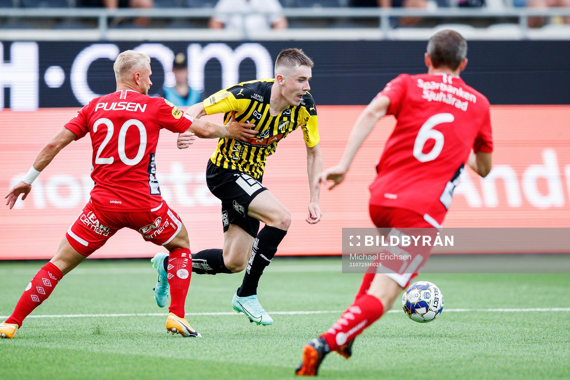 Elfsborgs Simon Strand och Häckens Patrik Wålemark