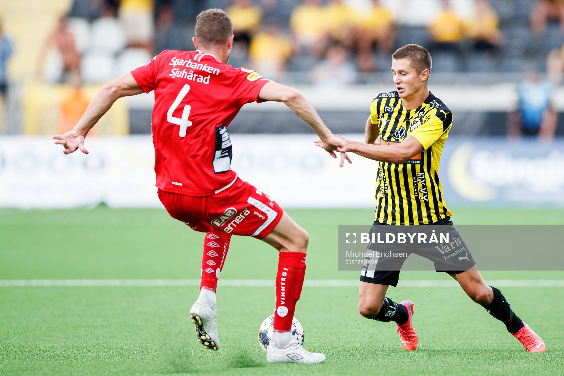 Elfsborgs Christopher McVey och Häckens Leo Bengtsson
