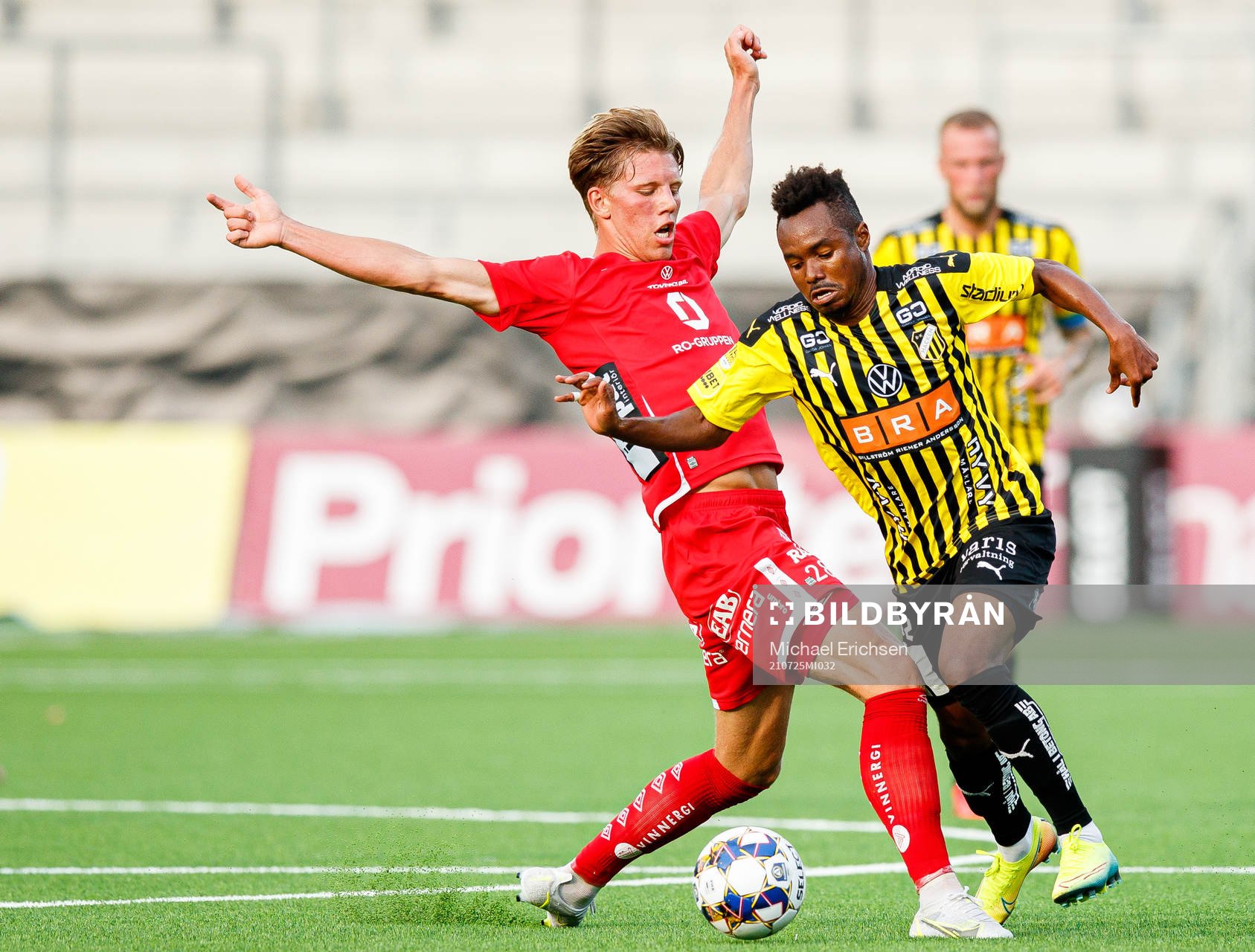 Elfsborgs Noah Söderberg och Häckens Nasiru Mohammed