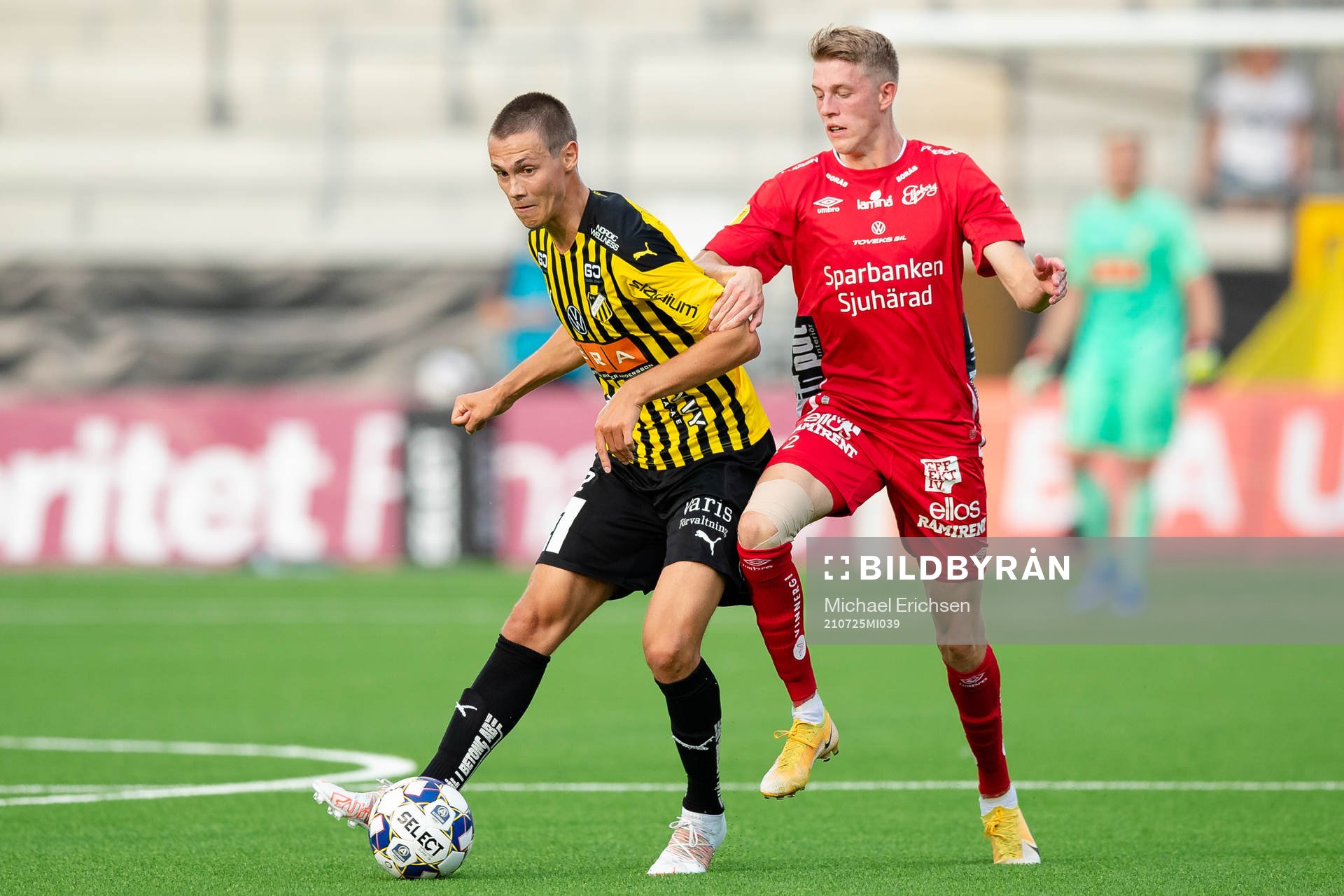 Häckens Tobias Carlsson och Elfsborgs Alexander