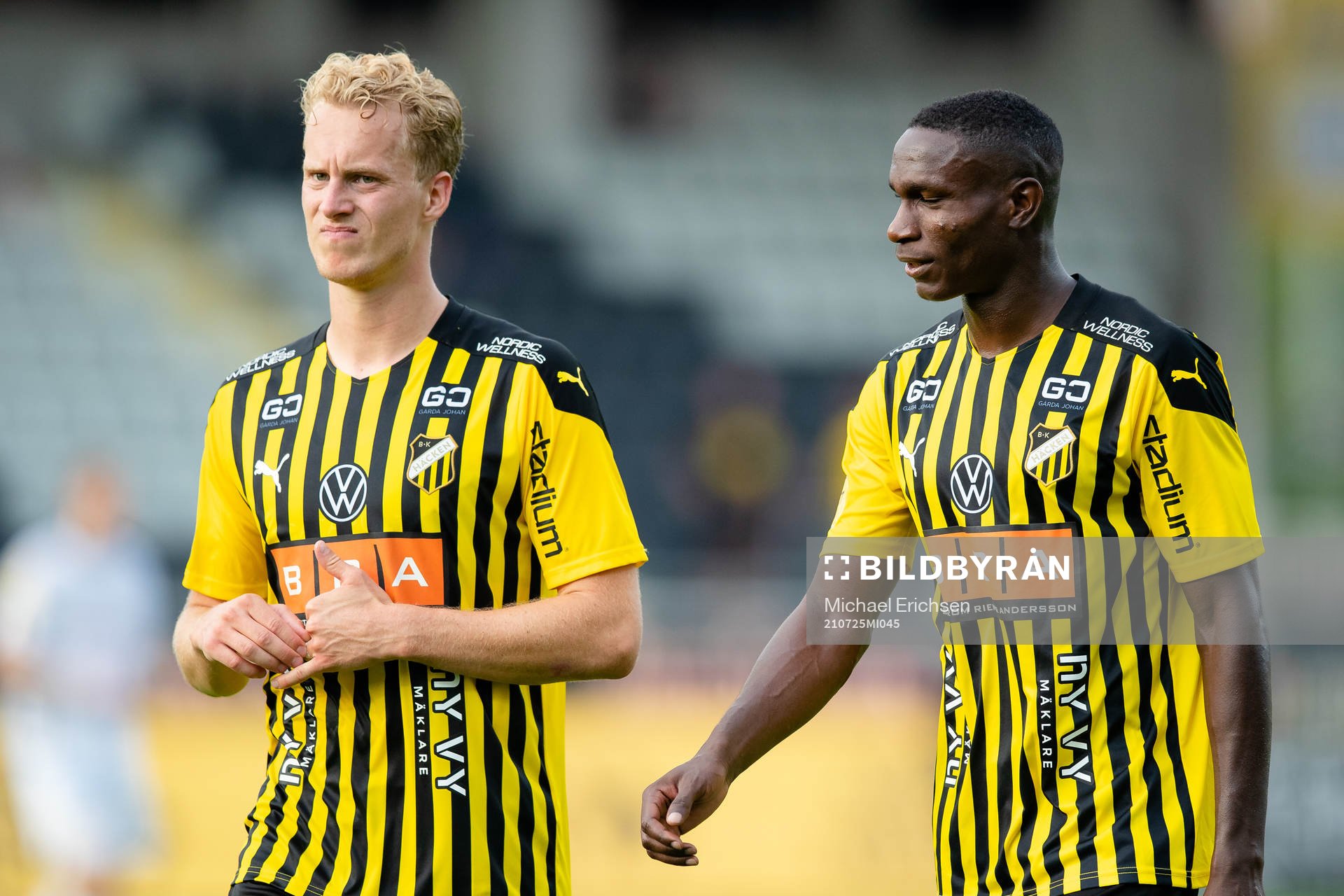 Häckens Gustav Berggren och Godswill Ekpolo