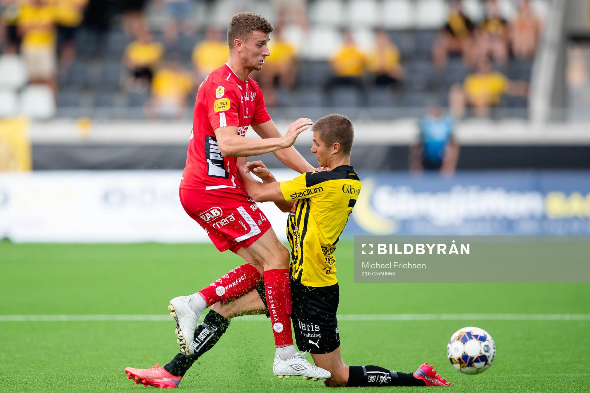Elfsborgs Christopher McVey och Häckens Leo Bengtsson