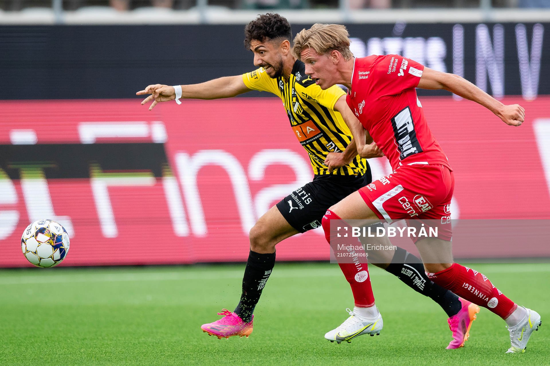 Häckens Daleho Irandust  och Elfsborgs Noah Söderberg