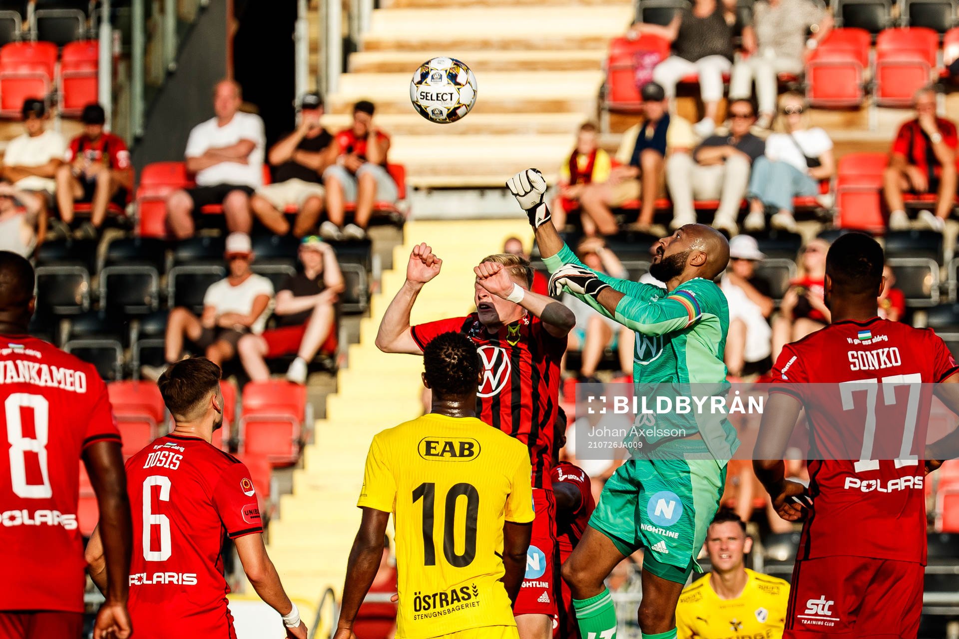 Östersunds målvakt Aly Keita