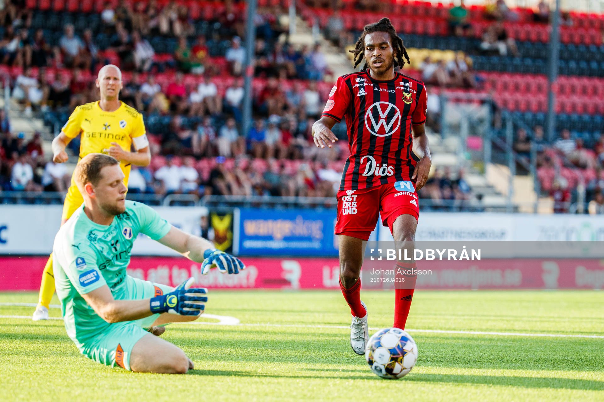 Halmstads målvakt Malkolm Nilsson Säfqvist och