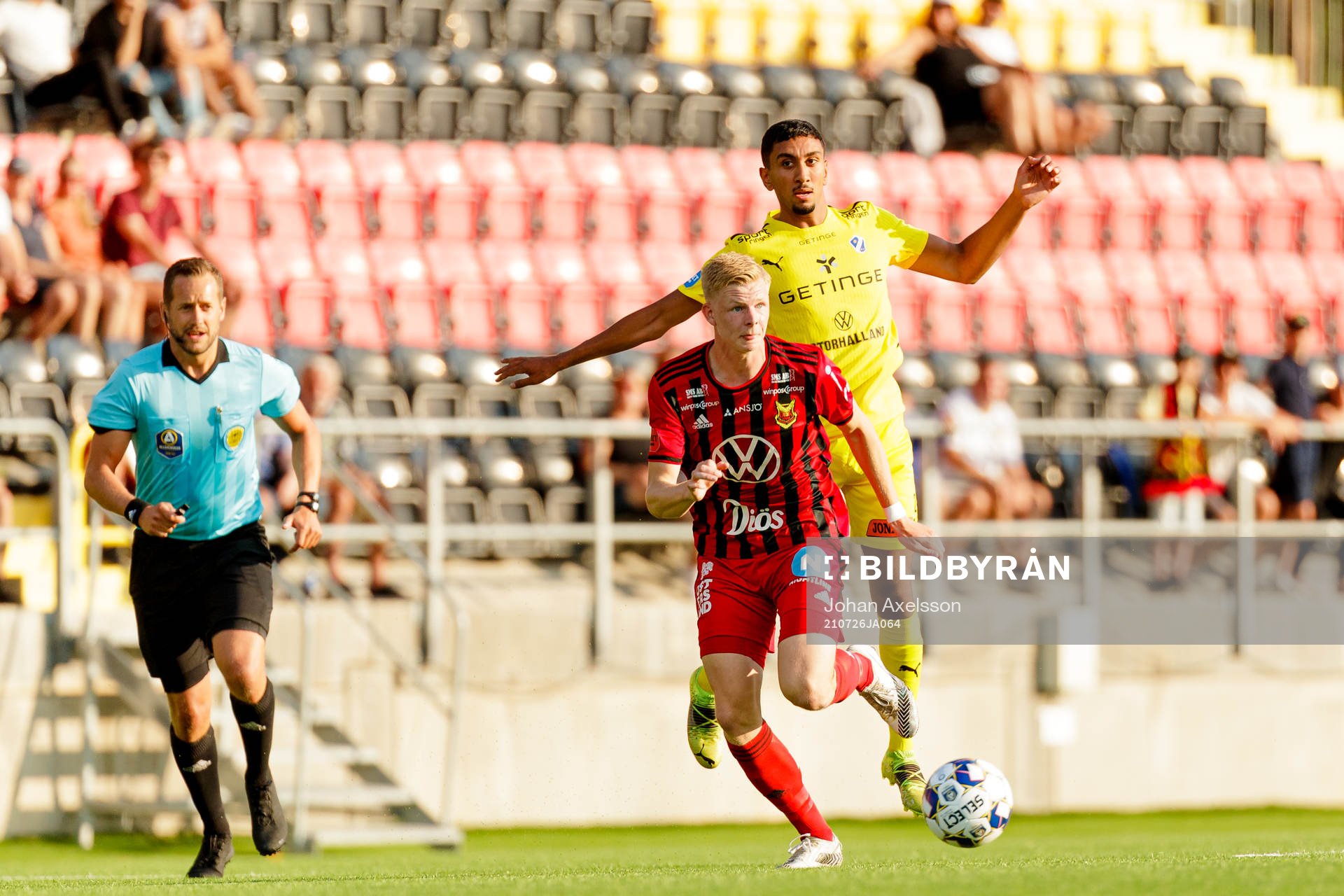 under fotbollsmatchen i Allsvenskan mellan Östersund och