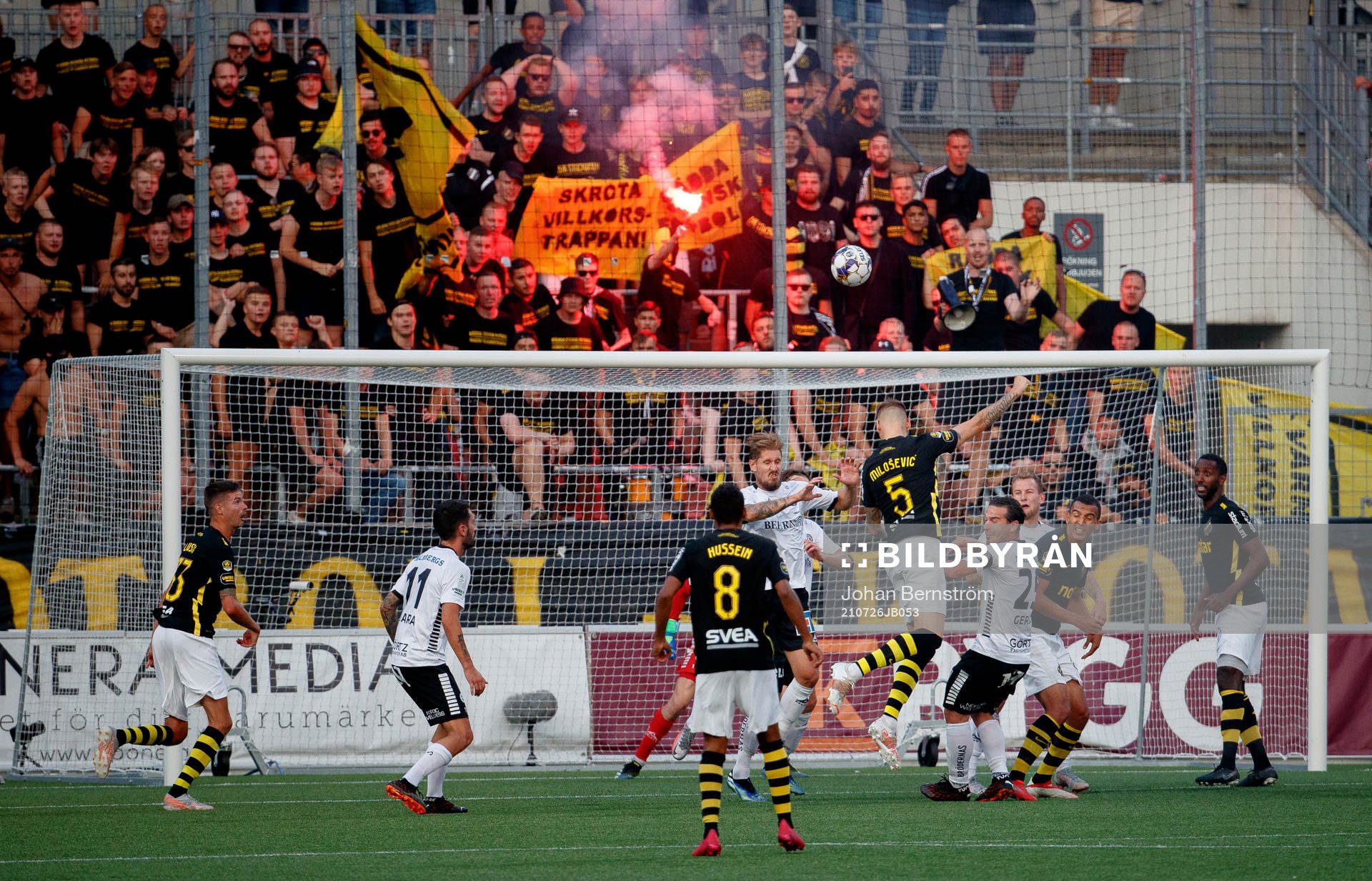 s Alexander Milosevic och Örebros Daniel Björnkvist